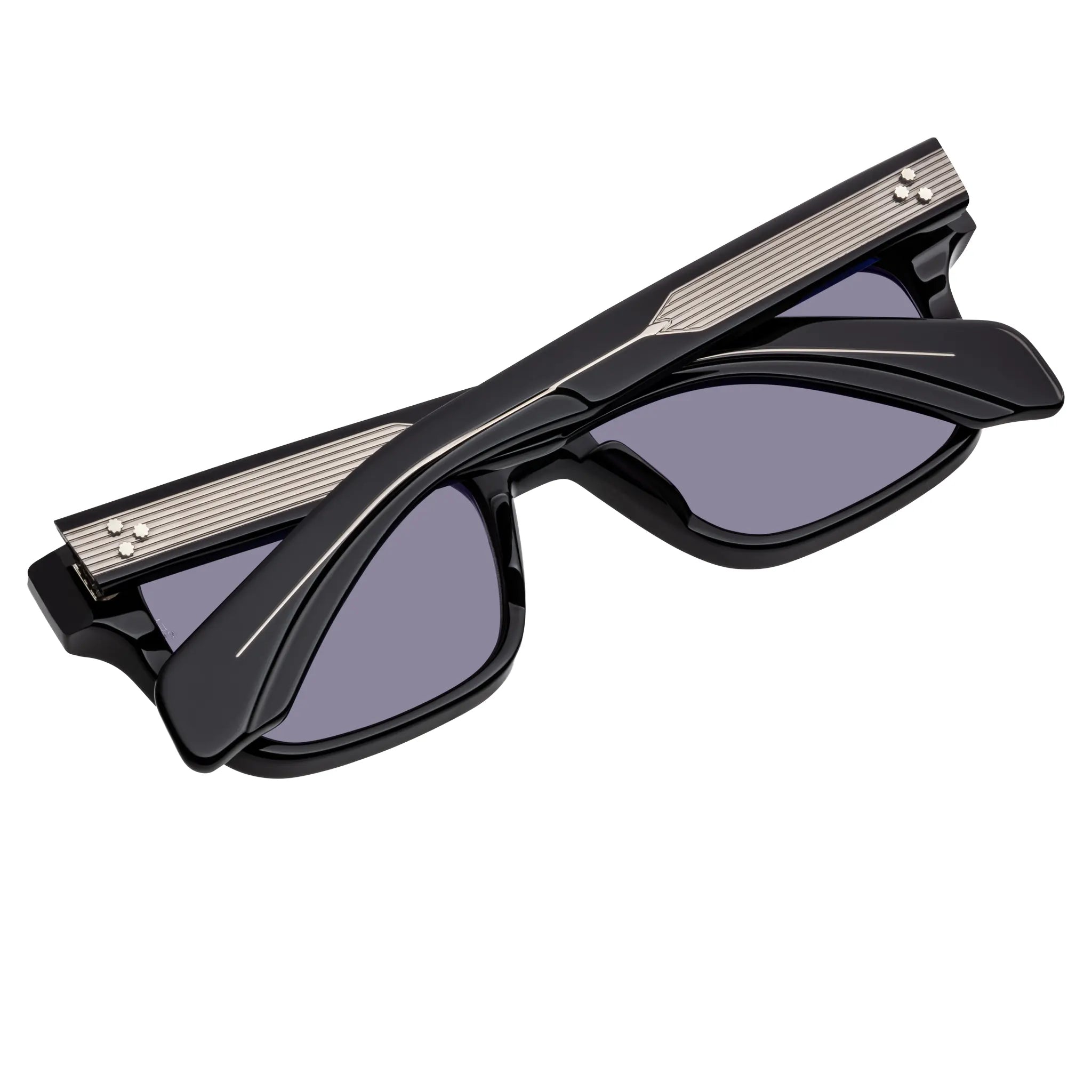 Back view of Jacques Marie Mage Molino 55 Raven Sunglasses