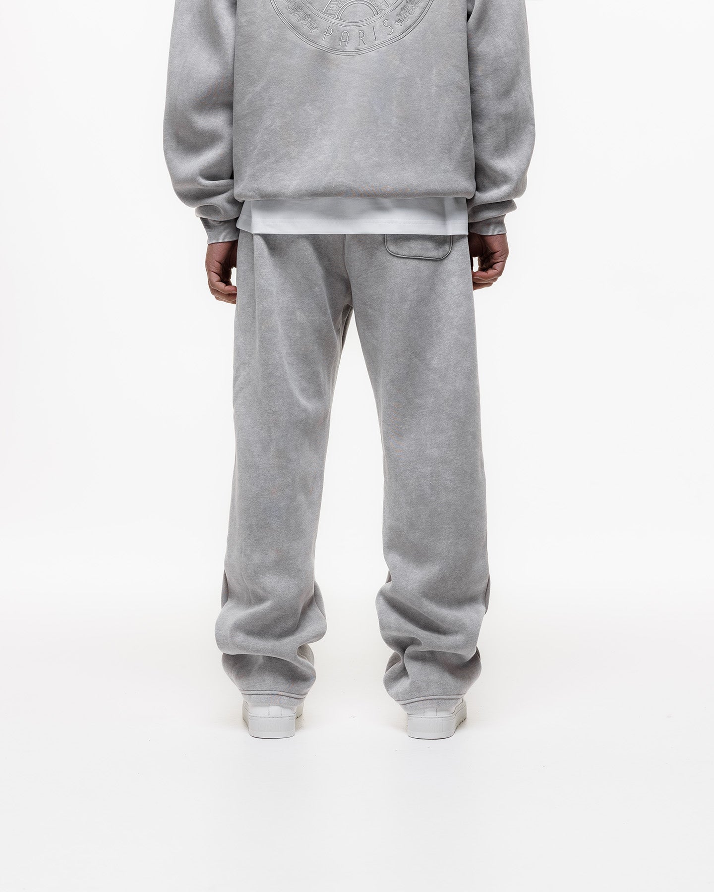 MAGIRI Embroidered Washed Oatmeal Sweatpants