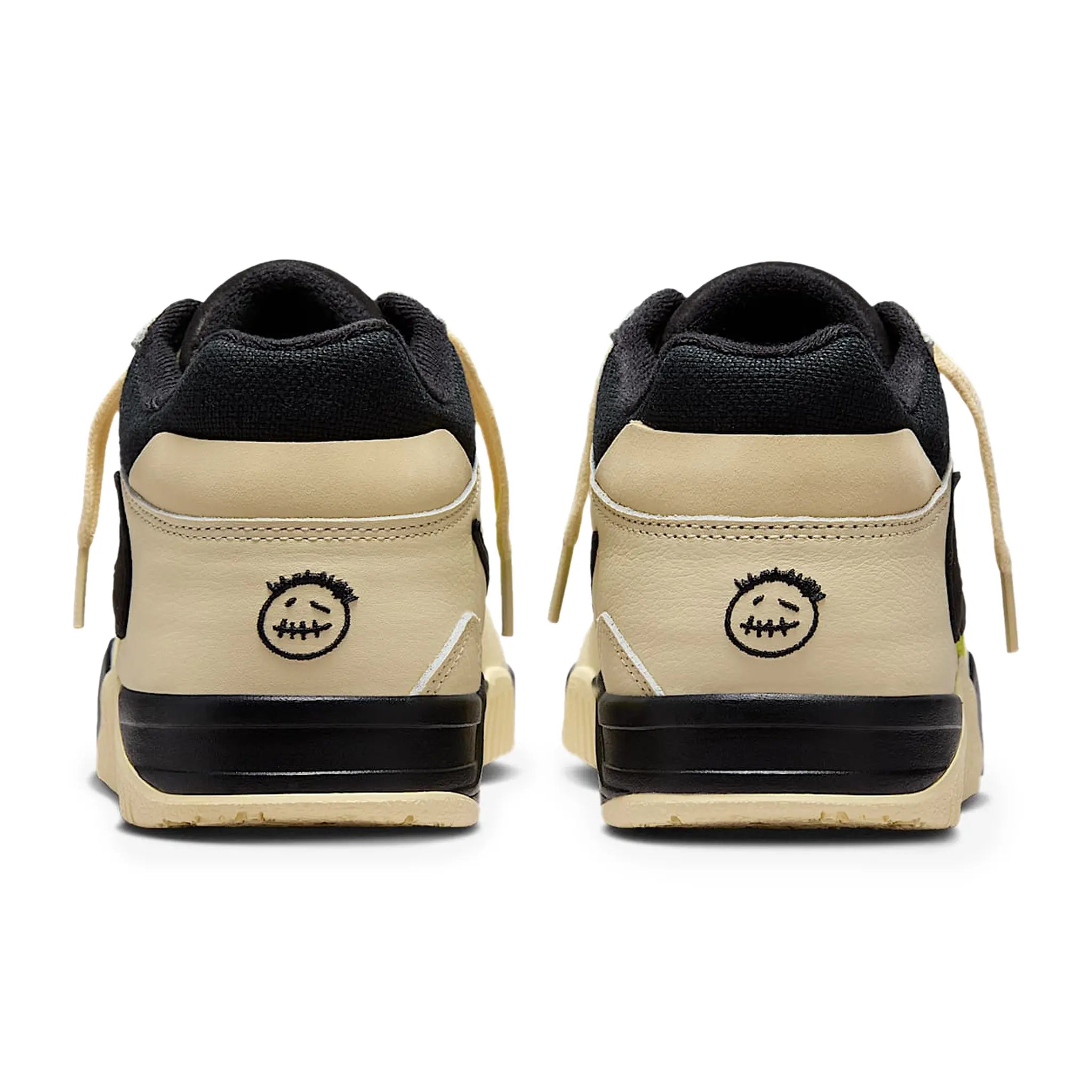 Heel view of Jordan Jumpman Jack TR Travis Scott Bright Cactus