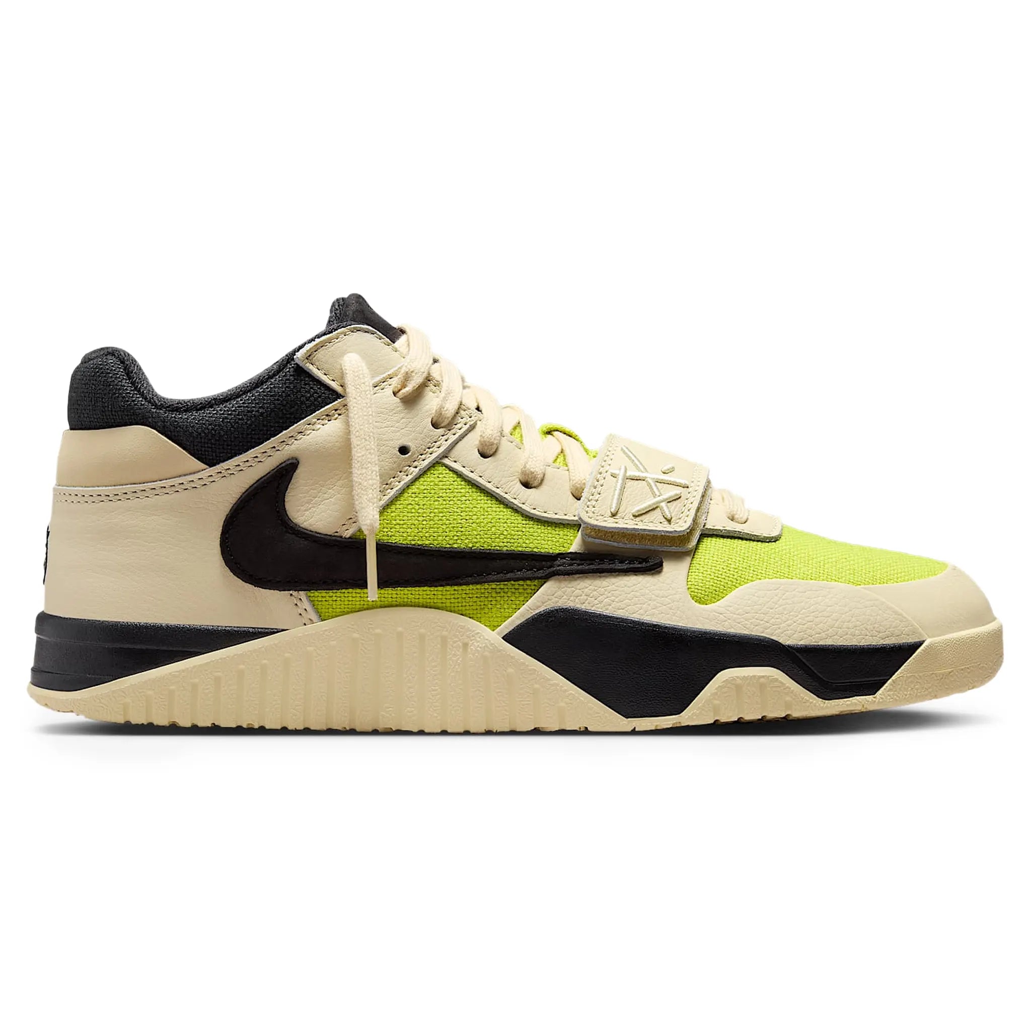 Side view of Jordan Jumpman Jack TR Travis Scott Bright Cactus