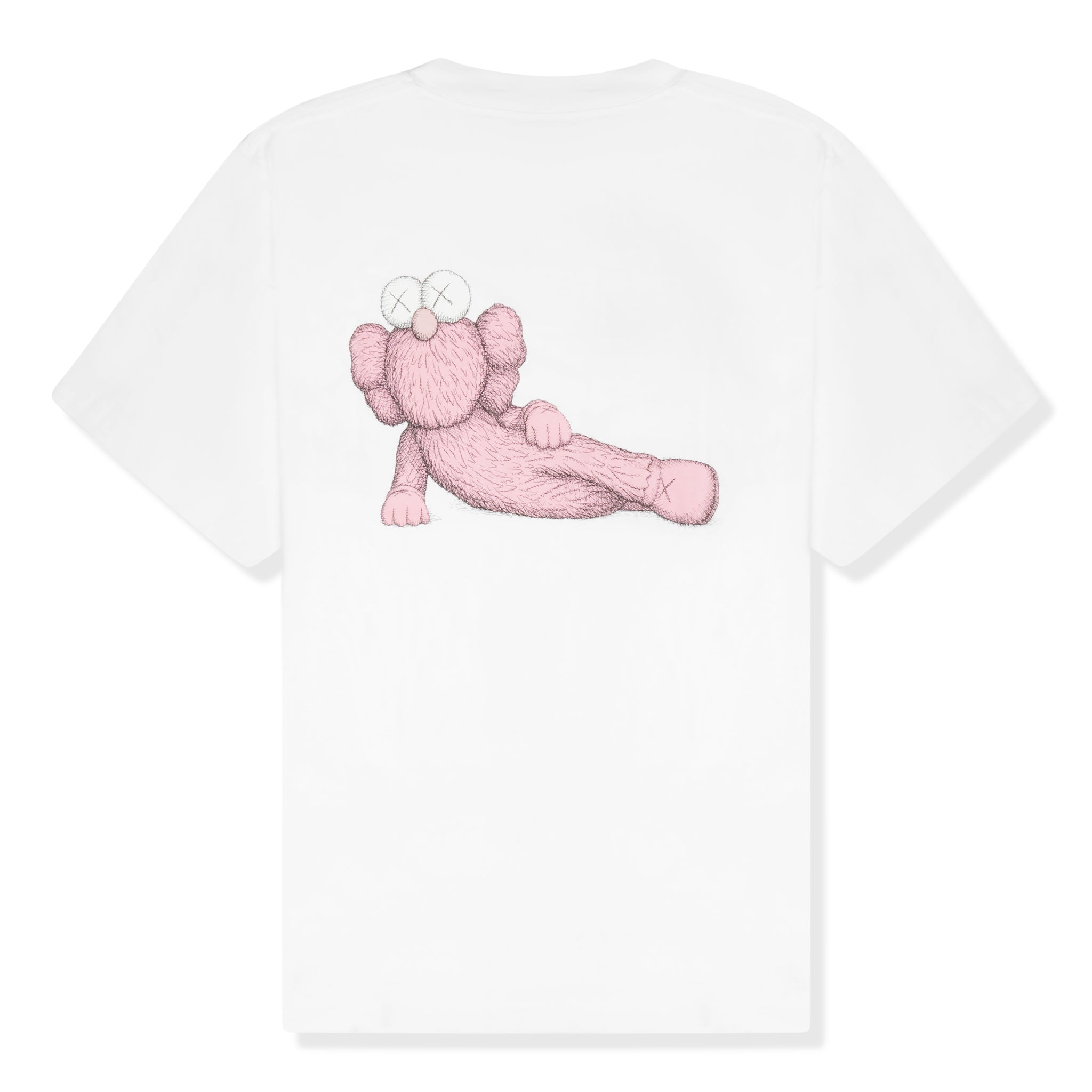 Back view of Kaws X Uniqlo Ut Graphic White T Shirt 467774