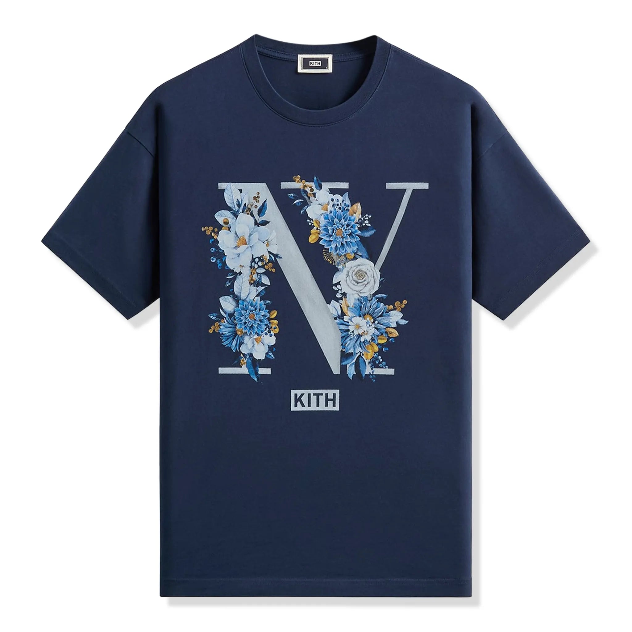 Front View of Kith Floral Ny Nocturnal T-Shirt KHM030897-413