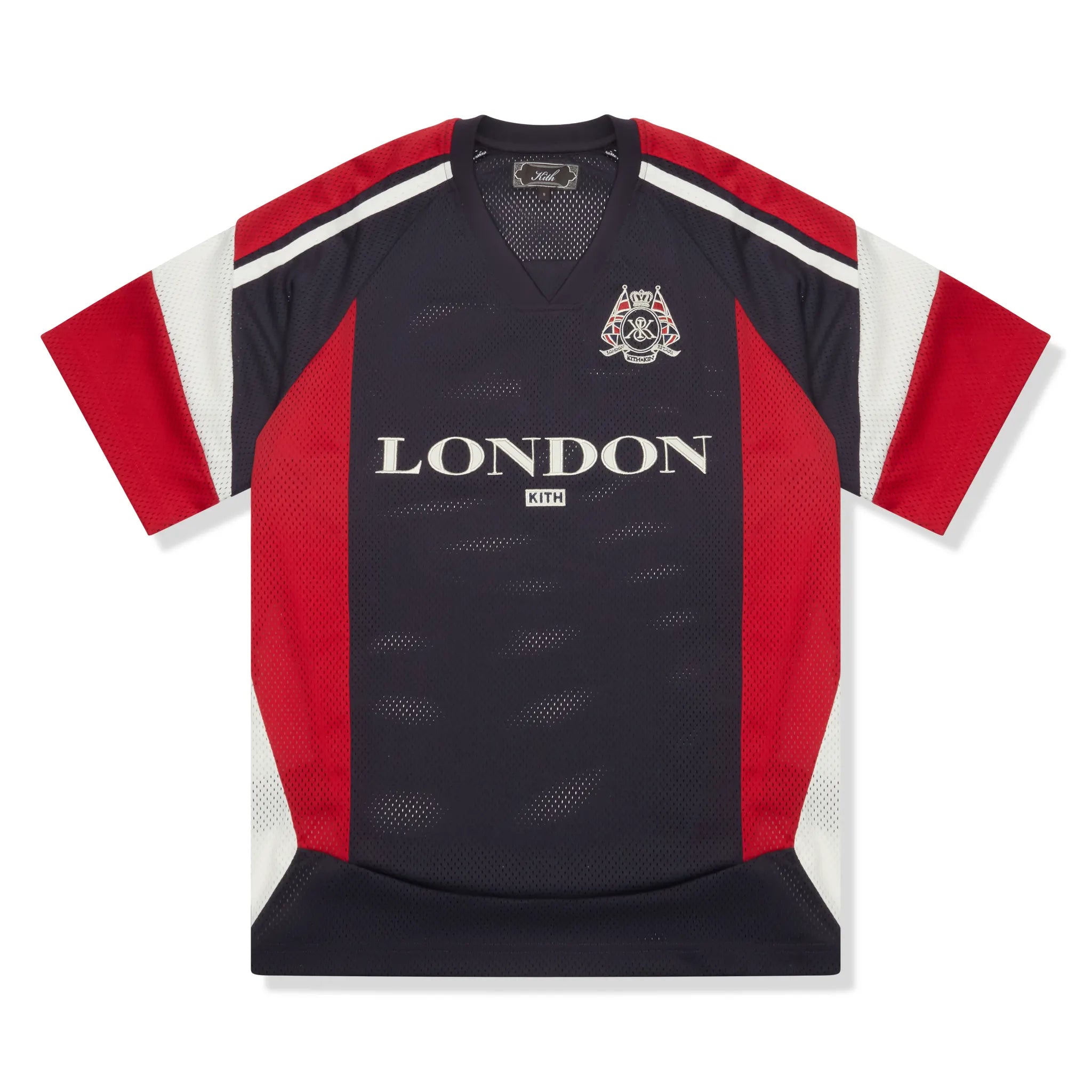 Front View of Kith London Mesh Nocturnal Jersey KHM035162-413