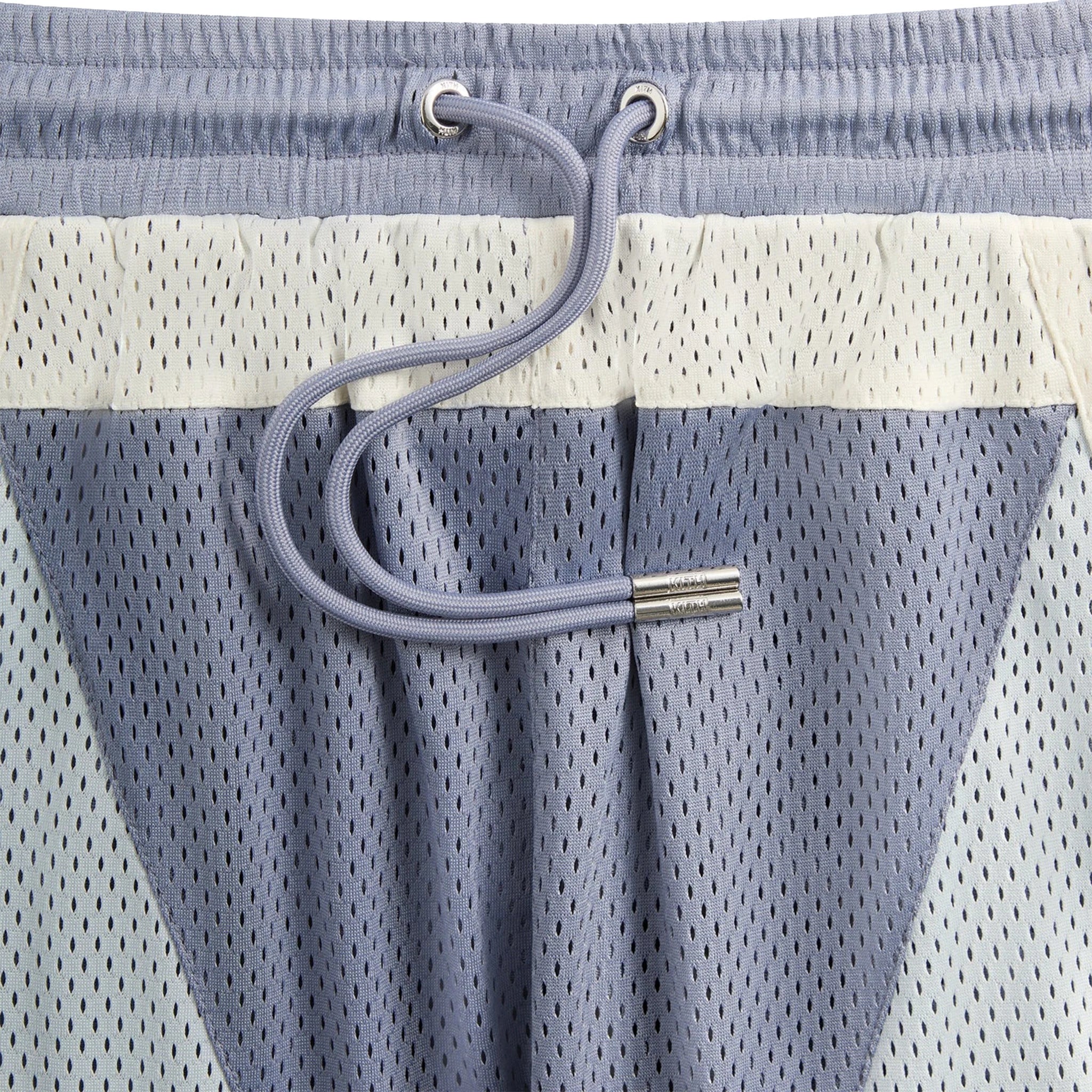 Close up of Kith Mesh Turbo Shorts Monet