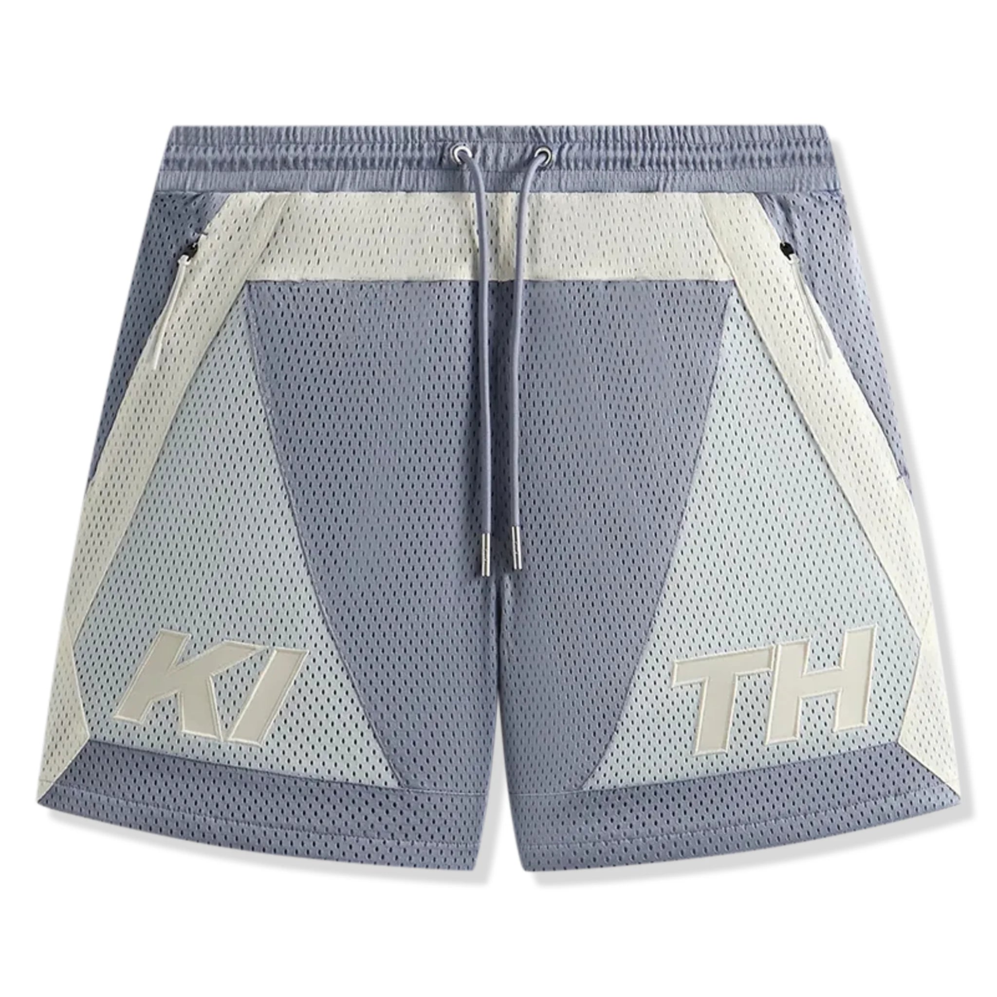 Front view of Kith Mesh Turbo Shorts Monet