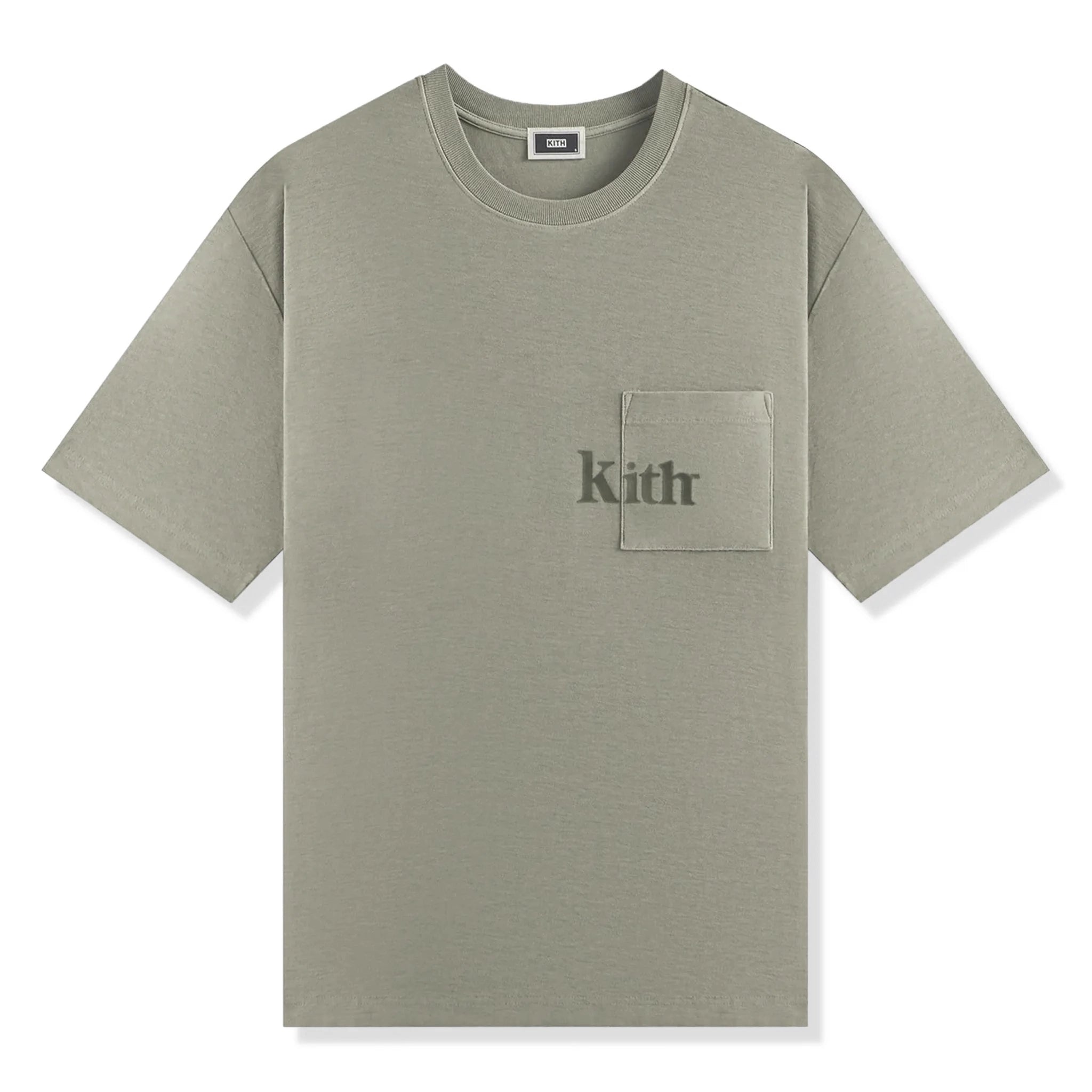 Font View of Kith Quinn Haze T Shirt KHM033780-335