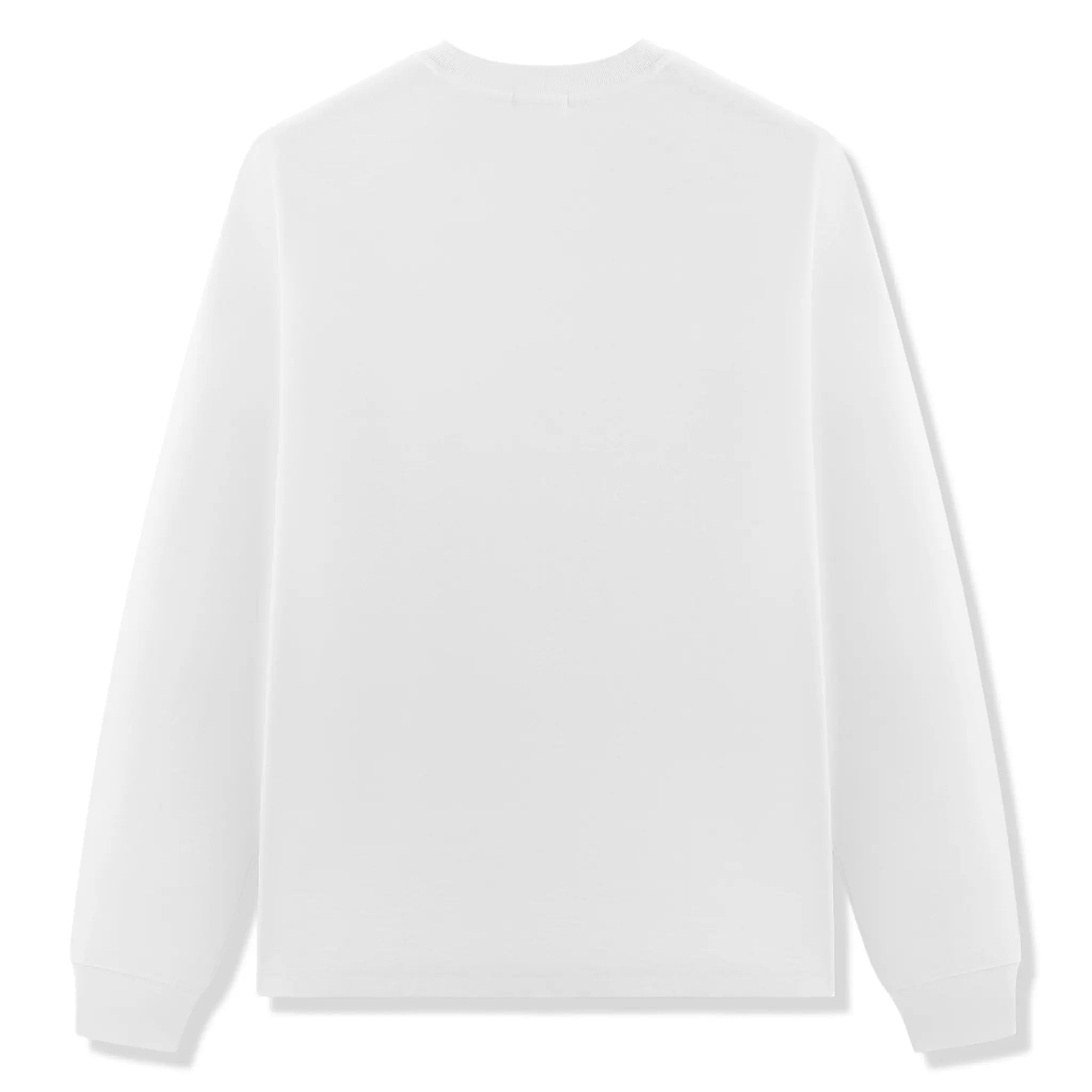 Back View of Kith Quinn L/S White T-Shirt KHM033441-178