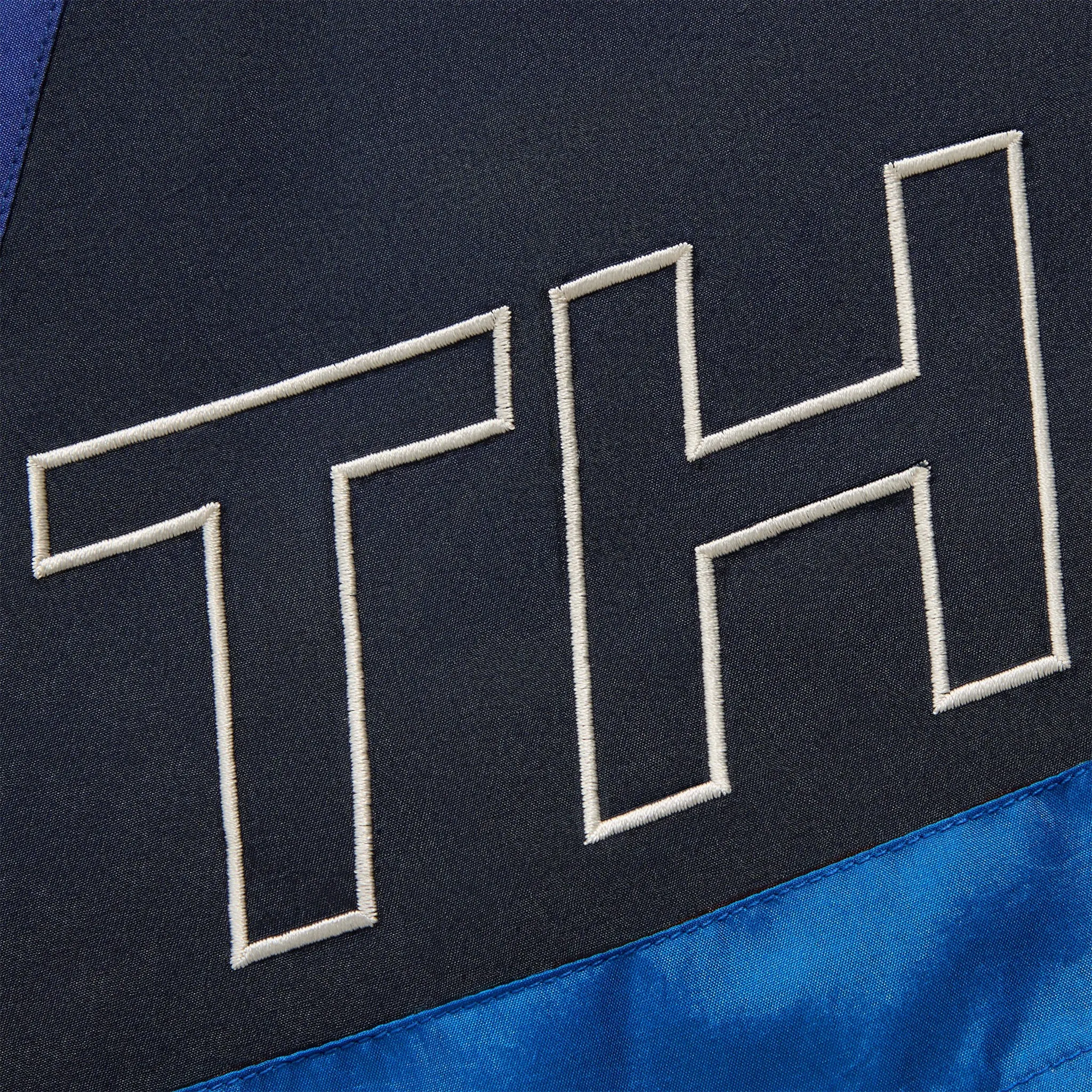 Detailed Front View of Kith Washed Nylon Turbo Layer Shorts KHM061279-458