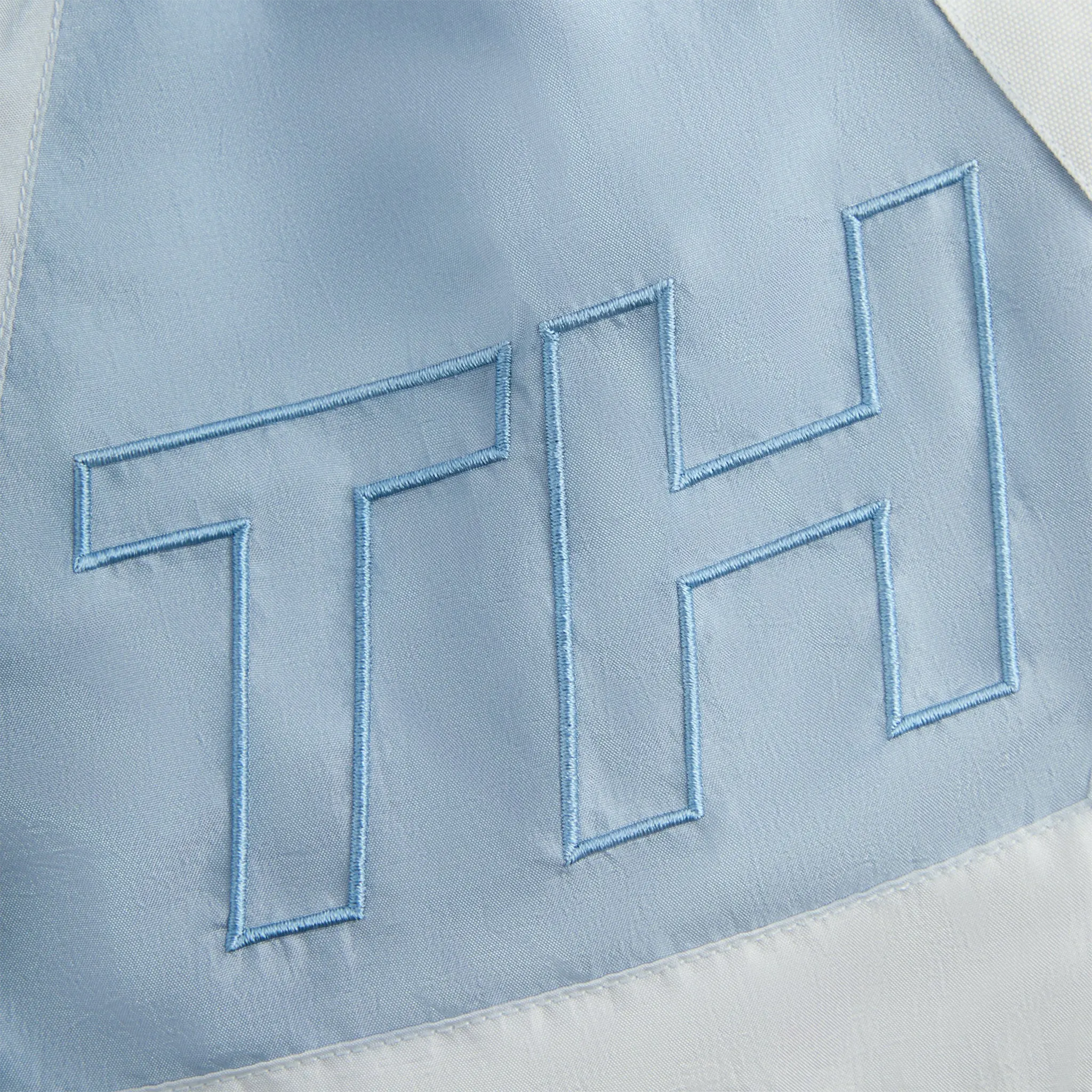 Logo Detailed View of Kith Washed Turbo Analysis Shorts