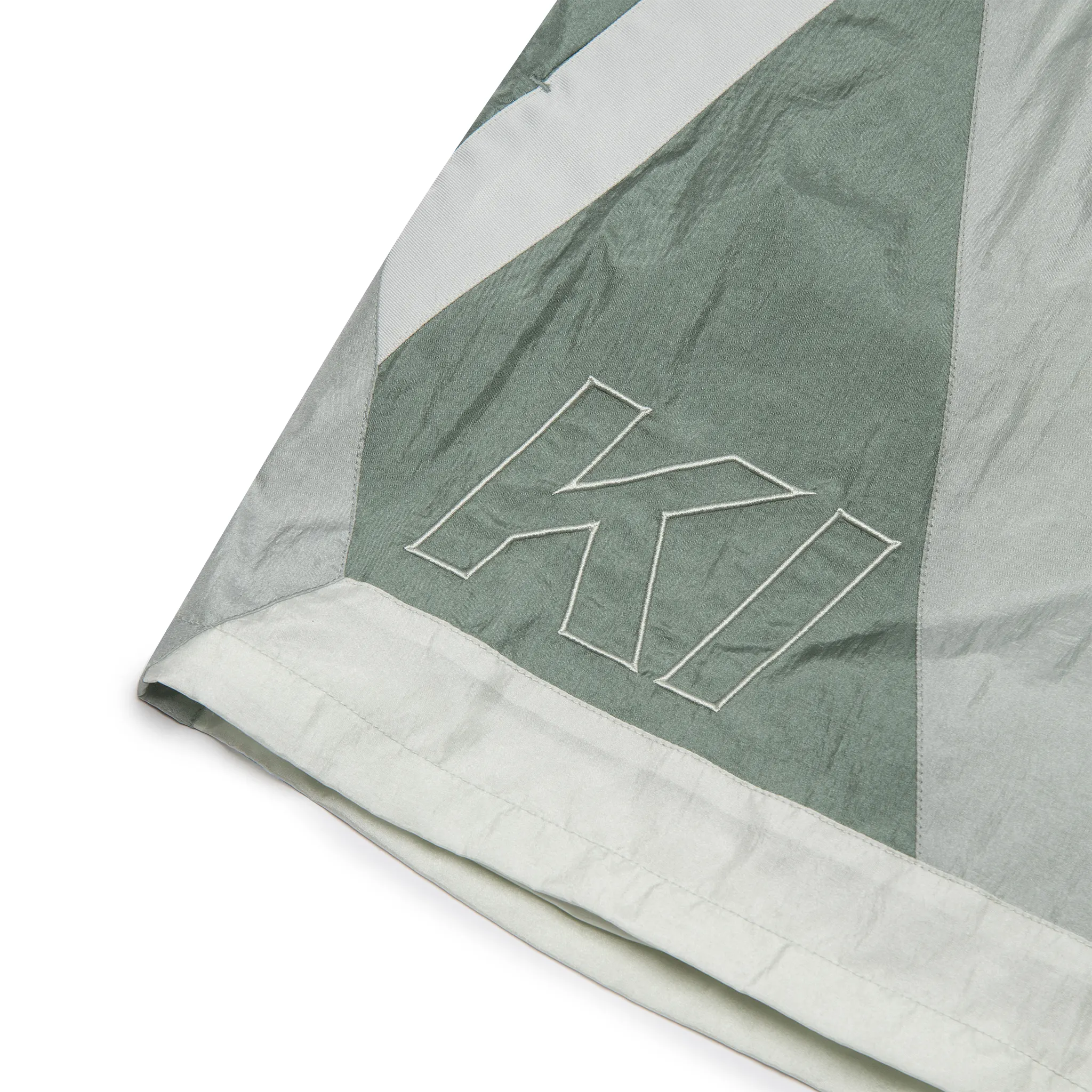 Detail view of Kith Washed Turbo Realm Shorts