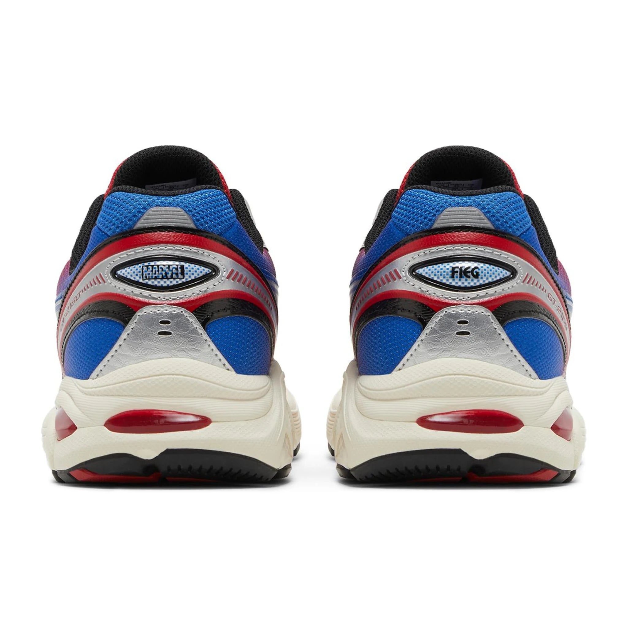 Back view of Kith x Marvel x ASICS GT 2160 Venom vs. Spiderman Pack 1203A660-DBSPVN