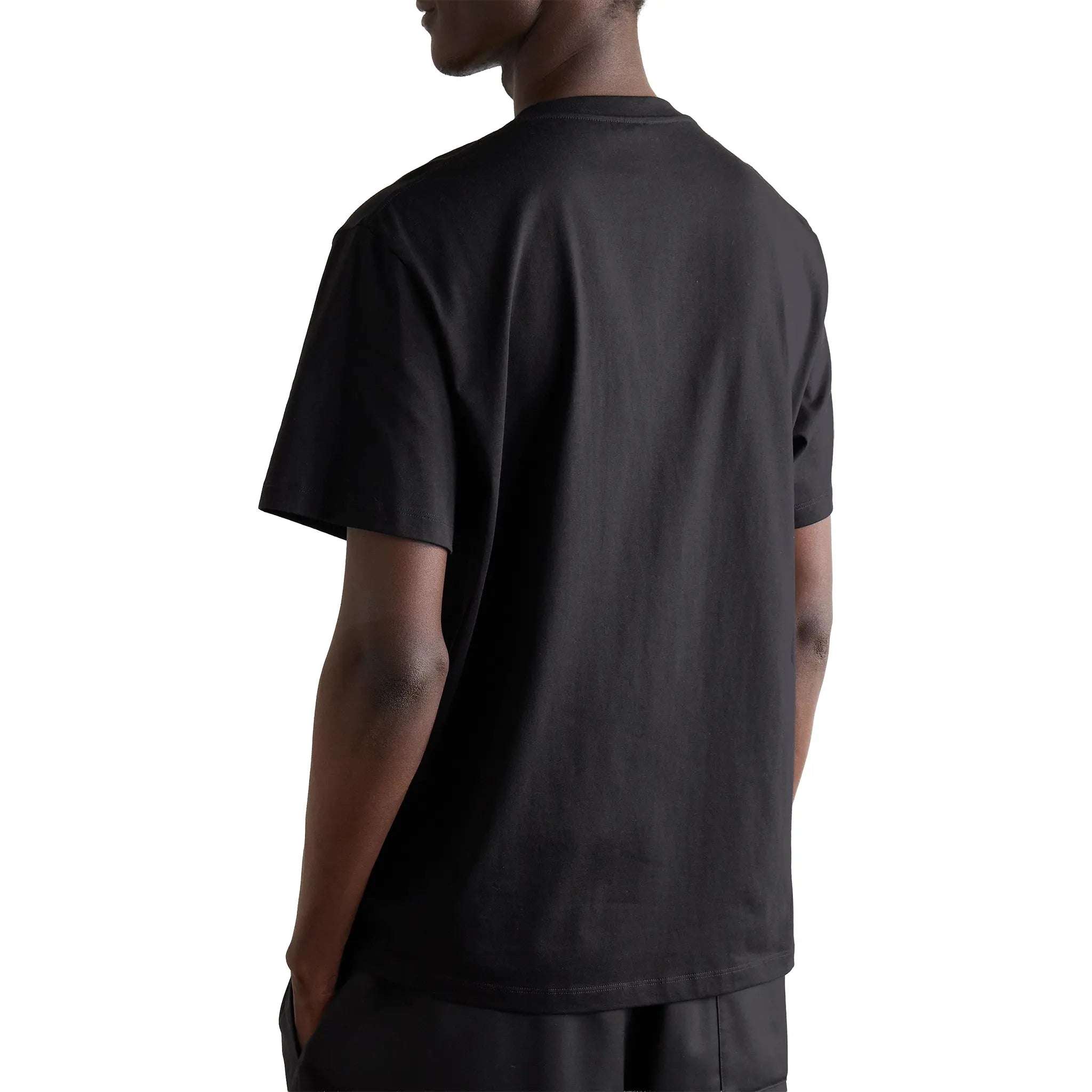Back Side View Loewe Relaxed Fit Black T Shirt H526Y22XBC 1100