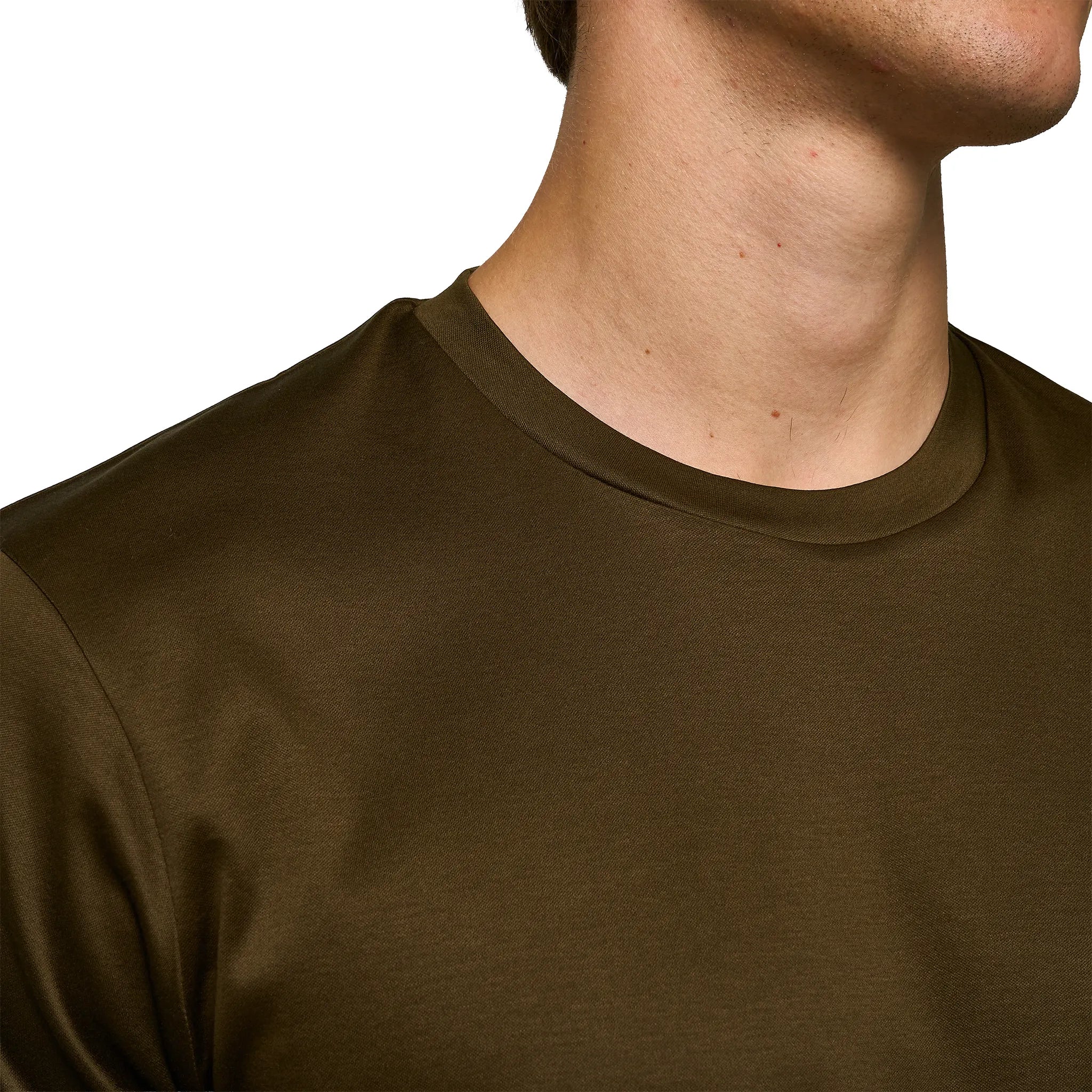 Detailed View of Loiano Egyptian Cotton Hazel T Shirt