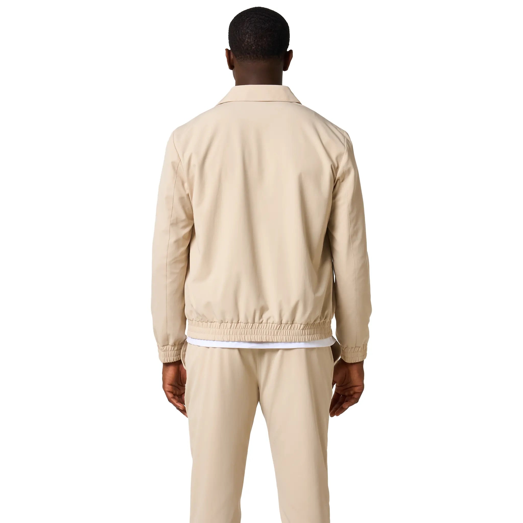 Back View of Loiano Tech Light Beige Jacket