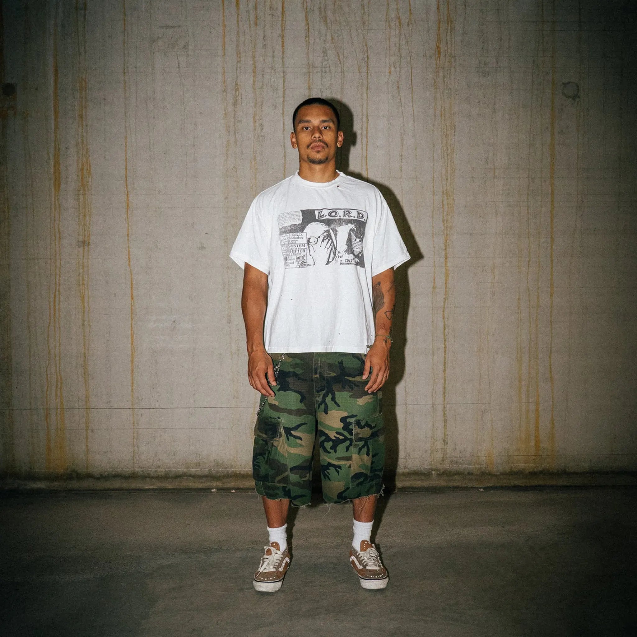 Front View of Lord Culture System White T-Shirt