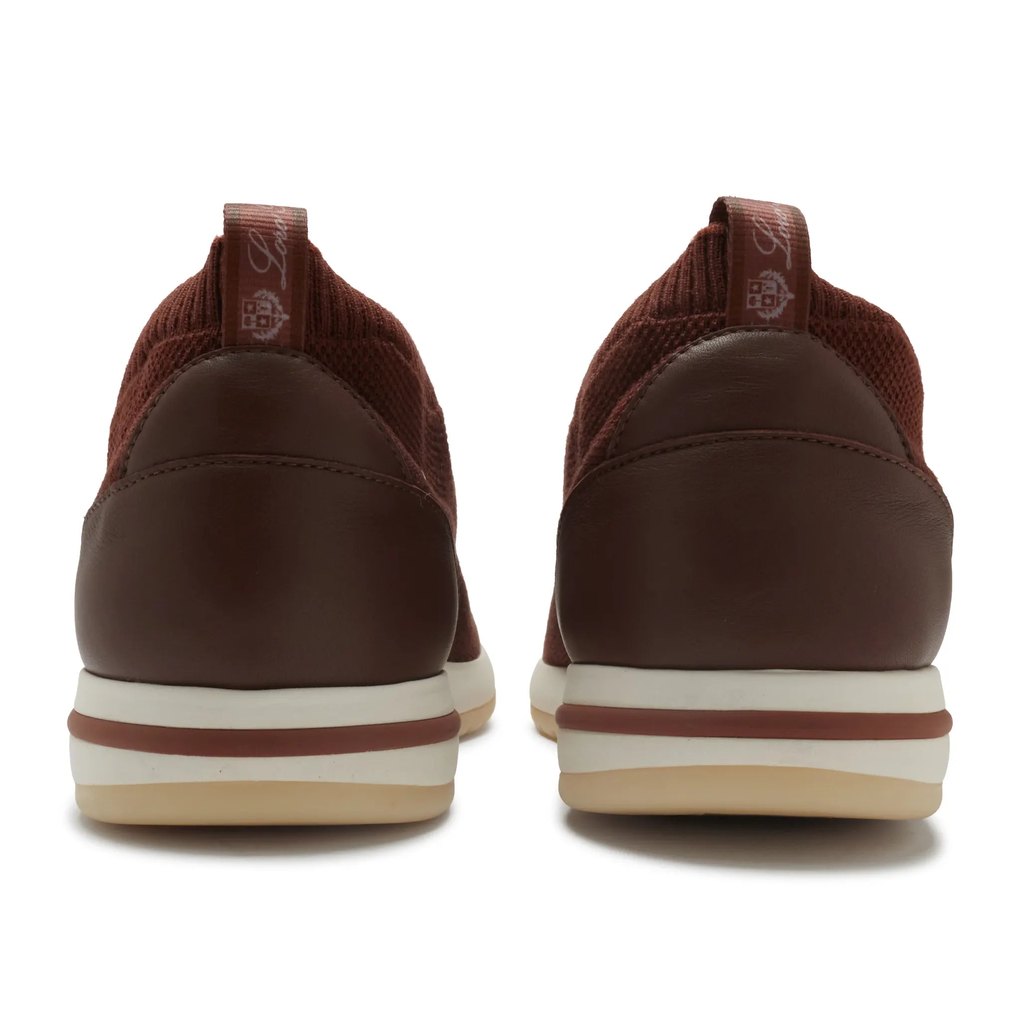 Back View of Loro Piana 360 LP Flexy Walk Wish Bear Sneaker FAI1540_F6Z9