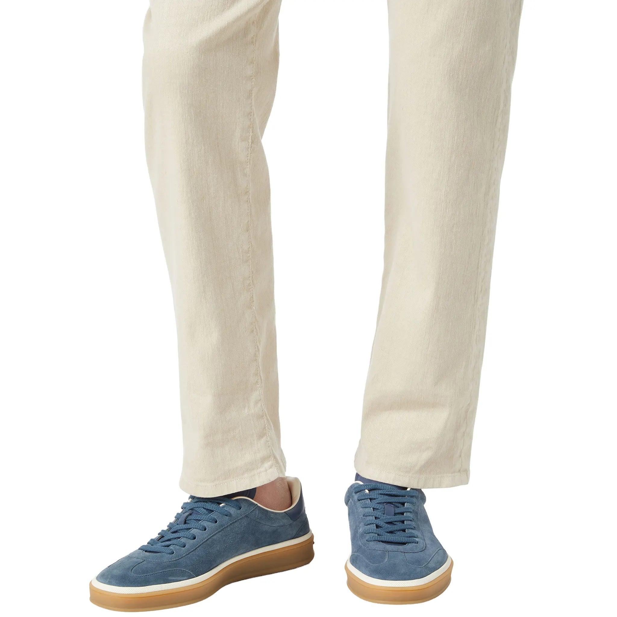 Model View of Loro Piana Tennis Walk Black Figs Sneaker (W) FAN8505_W1CQ