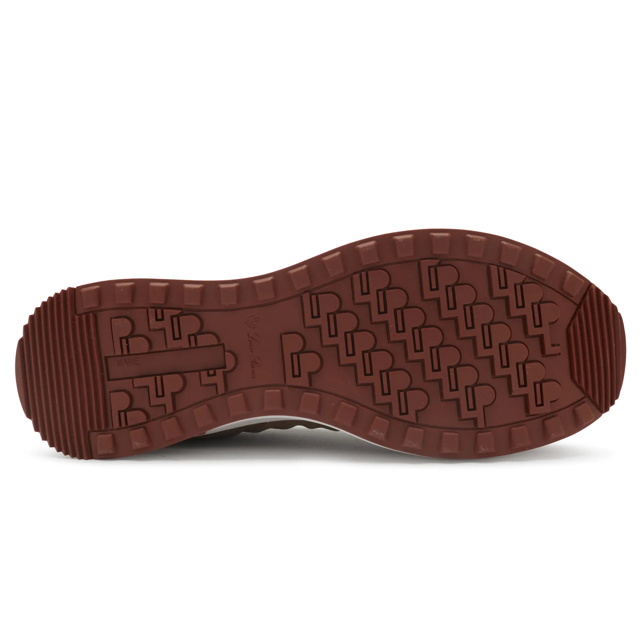 Sole View of Loro Piana Week End Walk Smoke Tree Sneaker FAP9780_P0B2