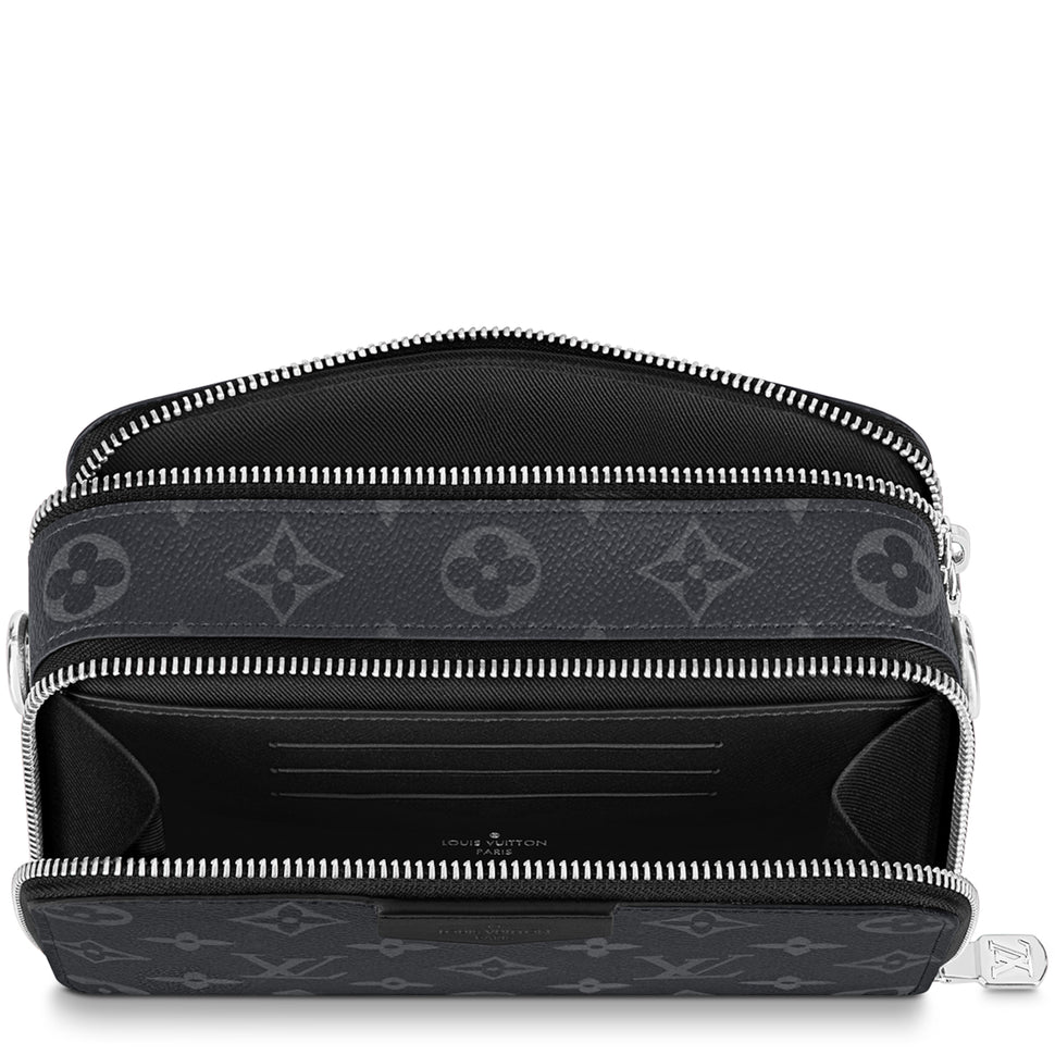 Louis Vuitton Alpha Wearable Wallet, Black, Free