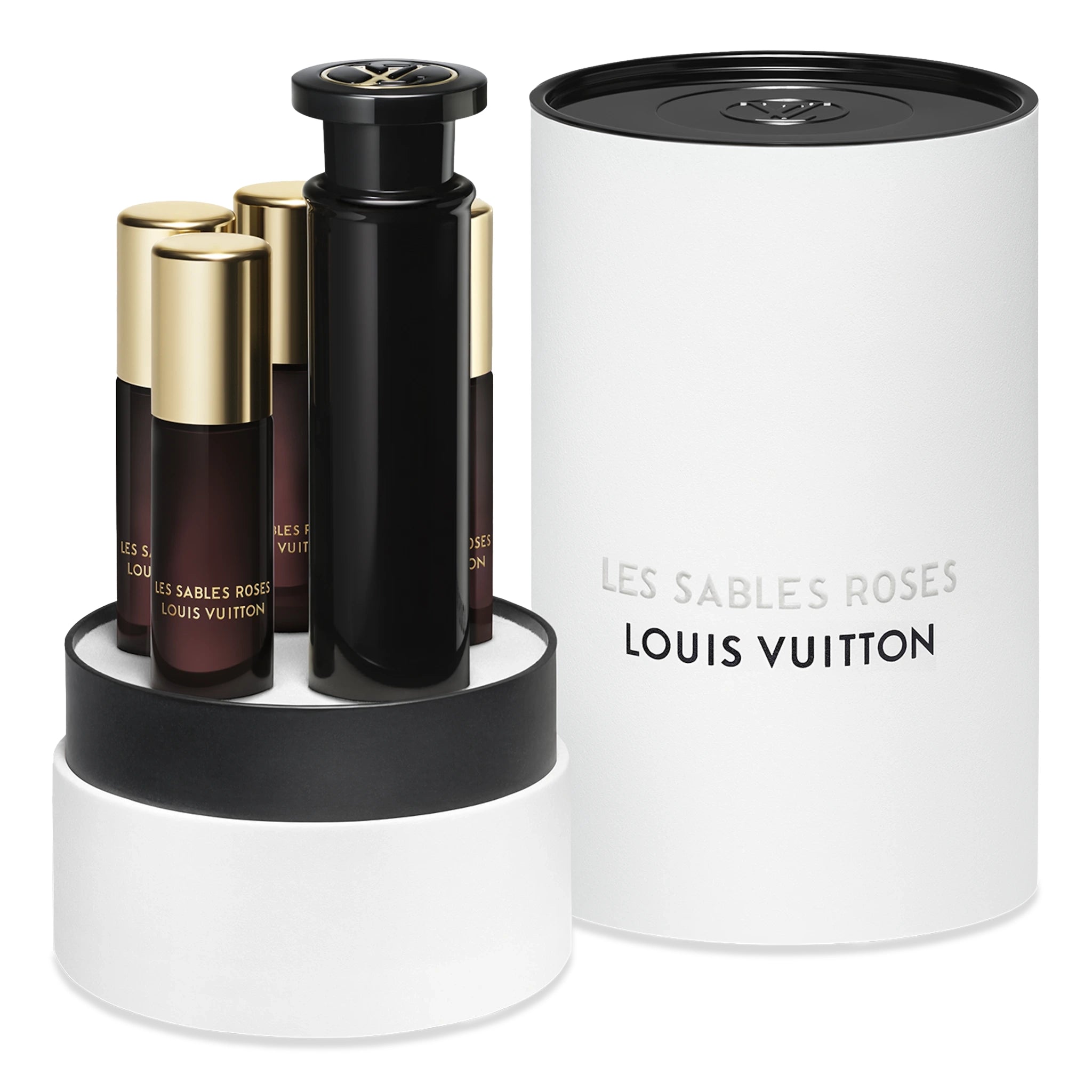 Front view of Louis Vuitton Les Sables Roses Travel Spray