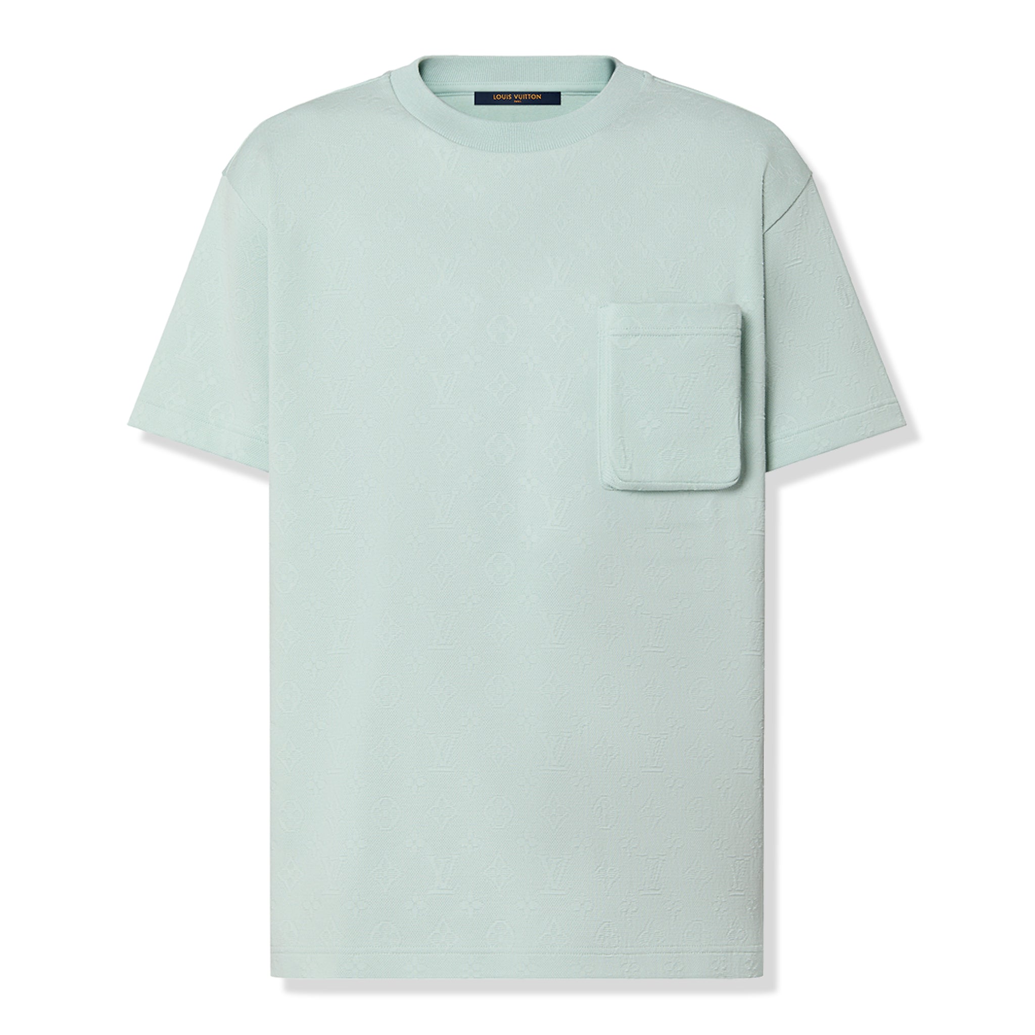 Louis Vuitton Monogram 3D Pocket Cotton Blue T Shirt - XL / Blue