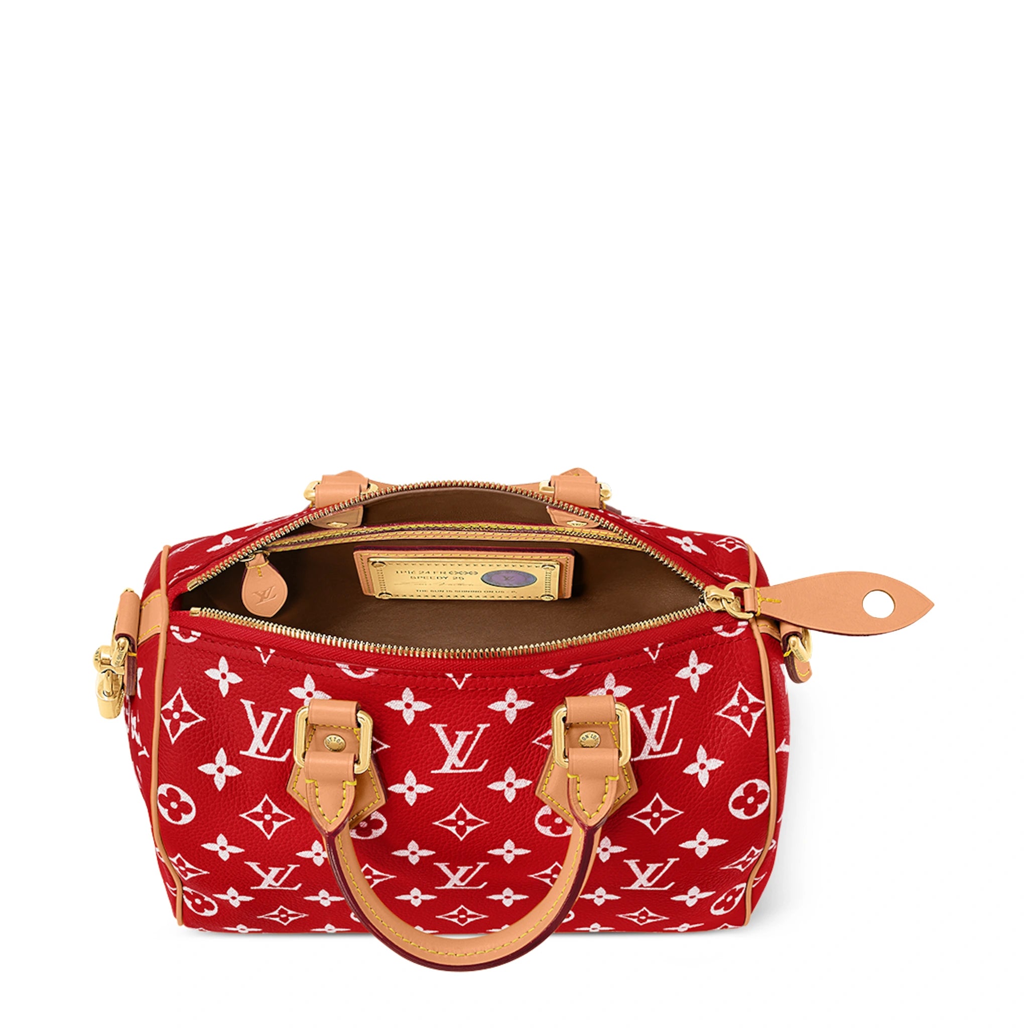 Open view of Louis Vuitton Monogram Speedy P9 Red Bandoulière 25 NVPROD4900031V