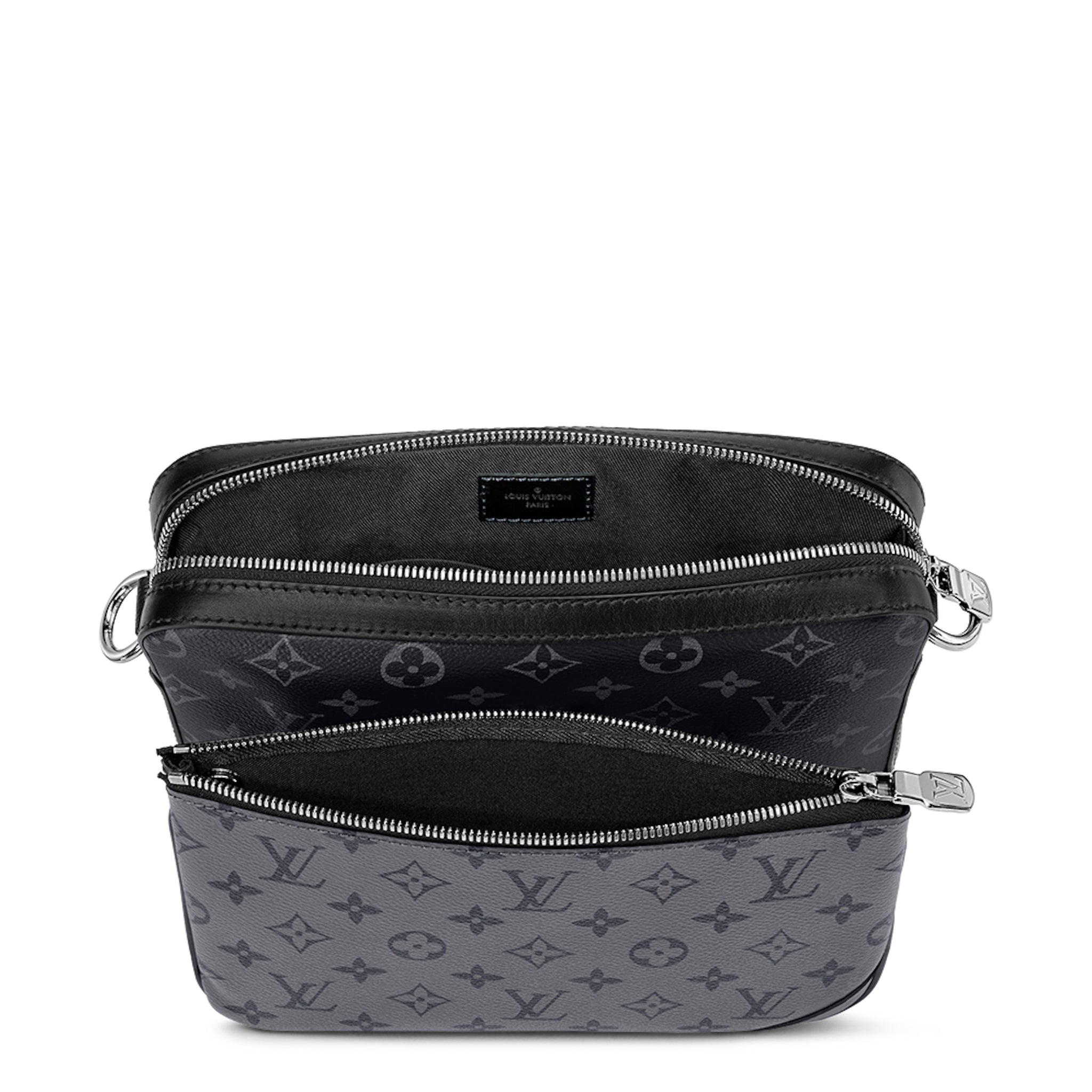 Top view of Louis Vuitton Monogram Trio Messenger Bag Black Grey NVPROD2320039V