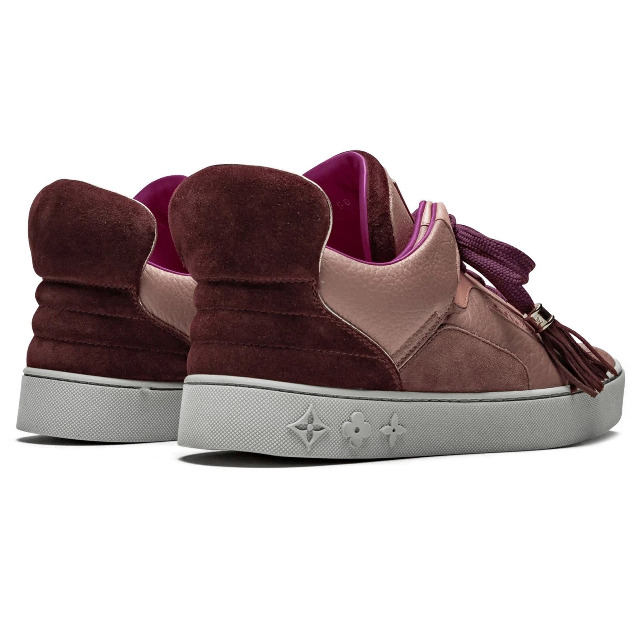 Heel view of Louis Vuitton x Kanye West Don Patchwork YP6U1PMI