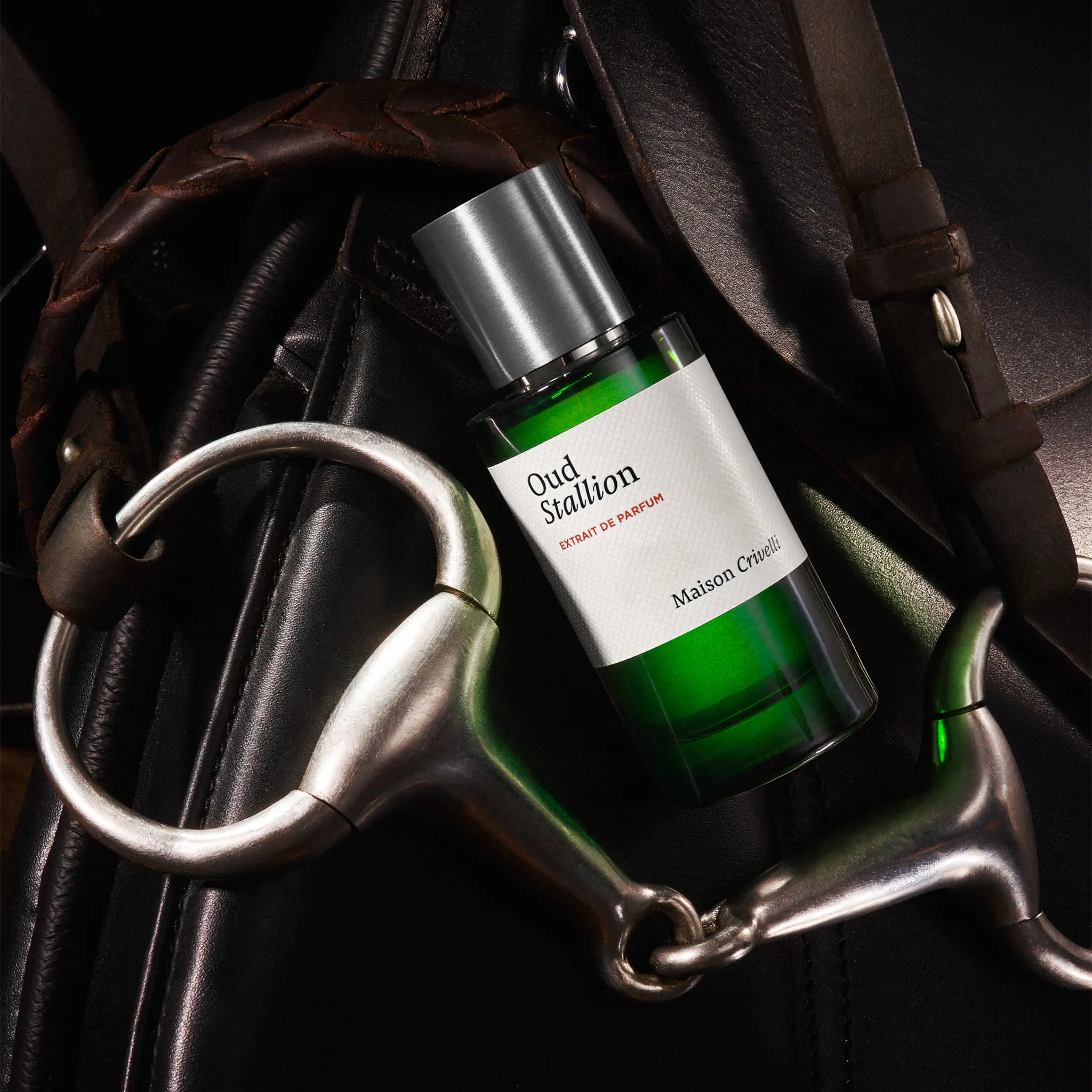 Front View of Maison Crivelli Oud Stallion Extrait De Parfum
