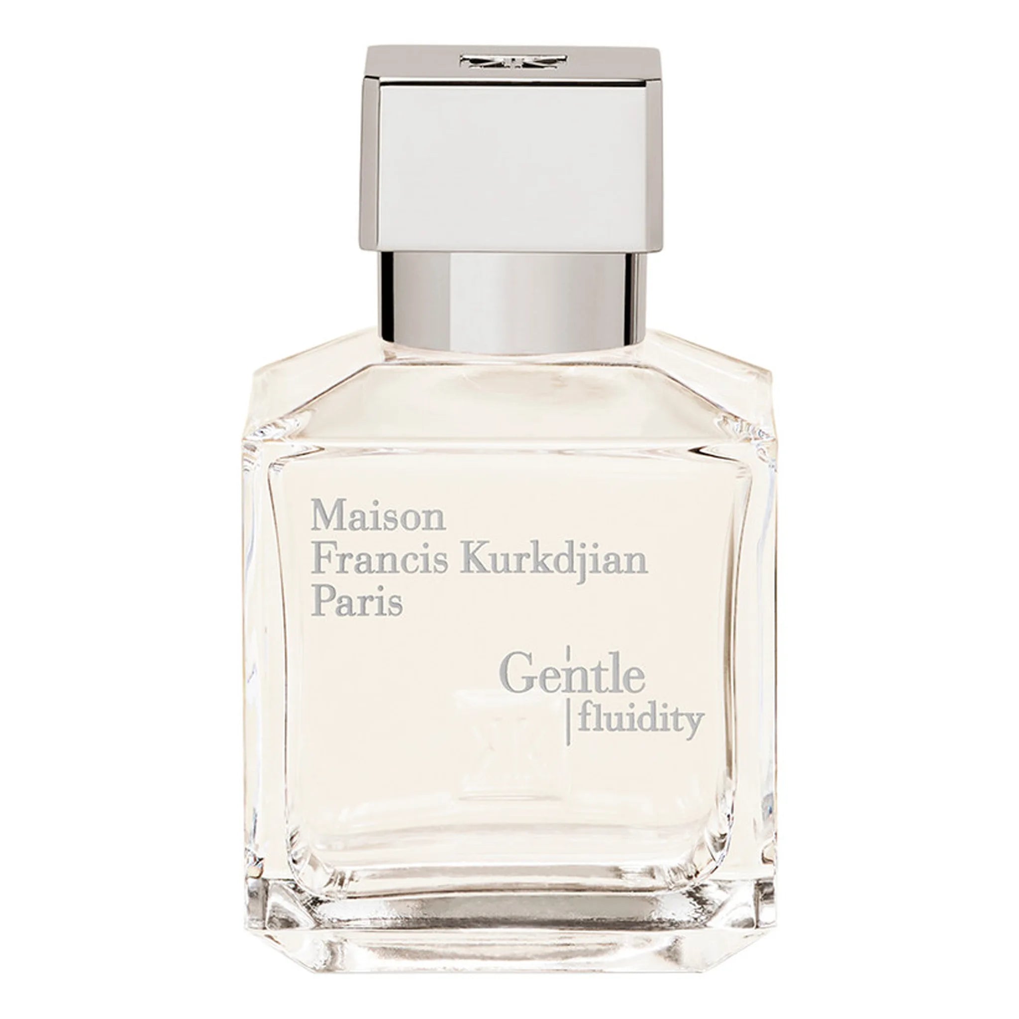 Front view of Maison Francis Kurkdjian Gentle Fluidity Silver Eau De Parfum 70ml