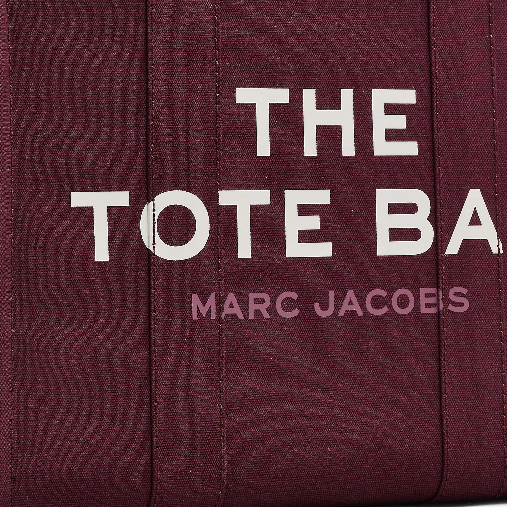 Detailed View of Mark Jacobs Large Dark Plum Tote Bag M0016156