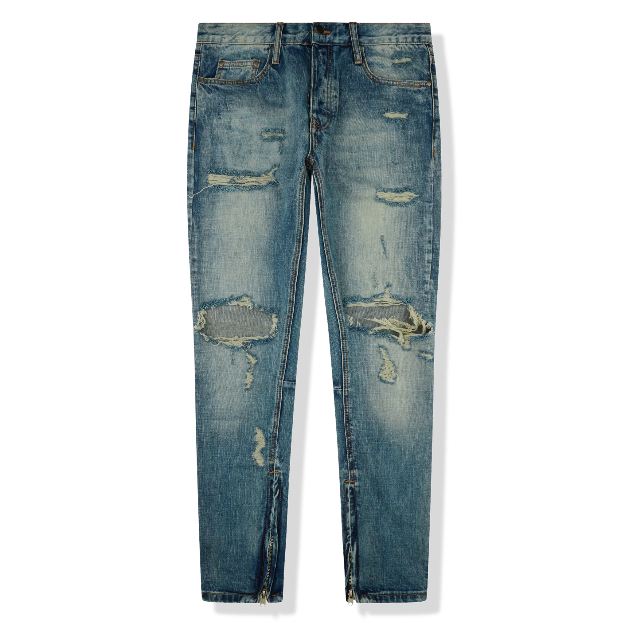 MNML M1 Distressed Blue Jeans –