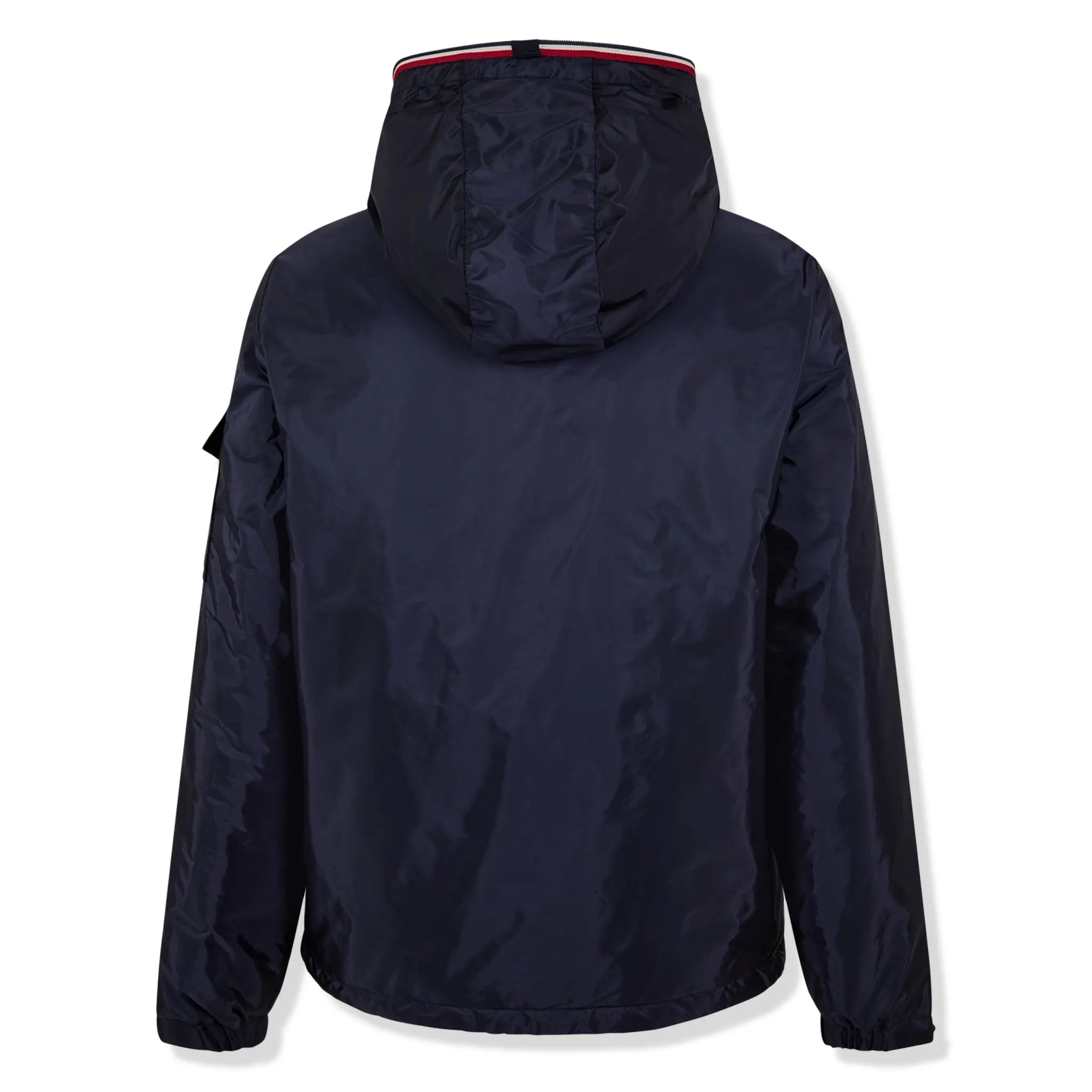 Back View of Moncler Evettes Navy Puffer Jacket K10911A00024539ZD