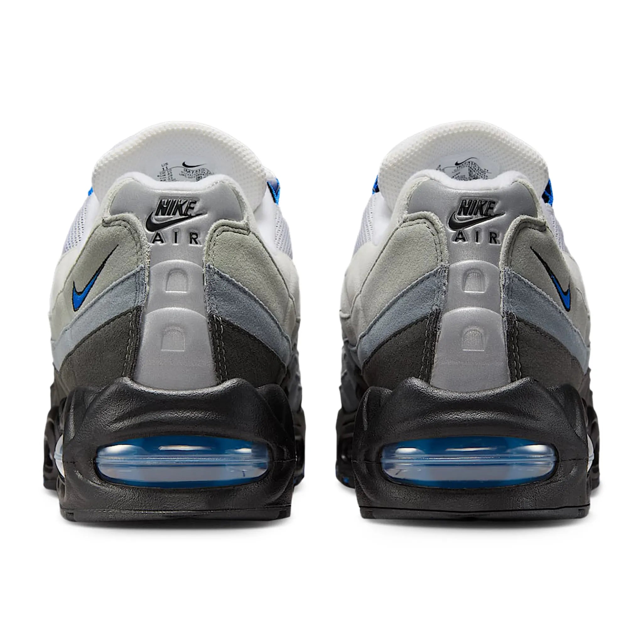 Back View of Nike Air Max 95 OG Big Bubble Blue Spark IM7410-100
