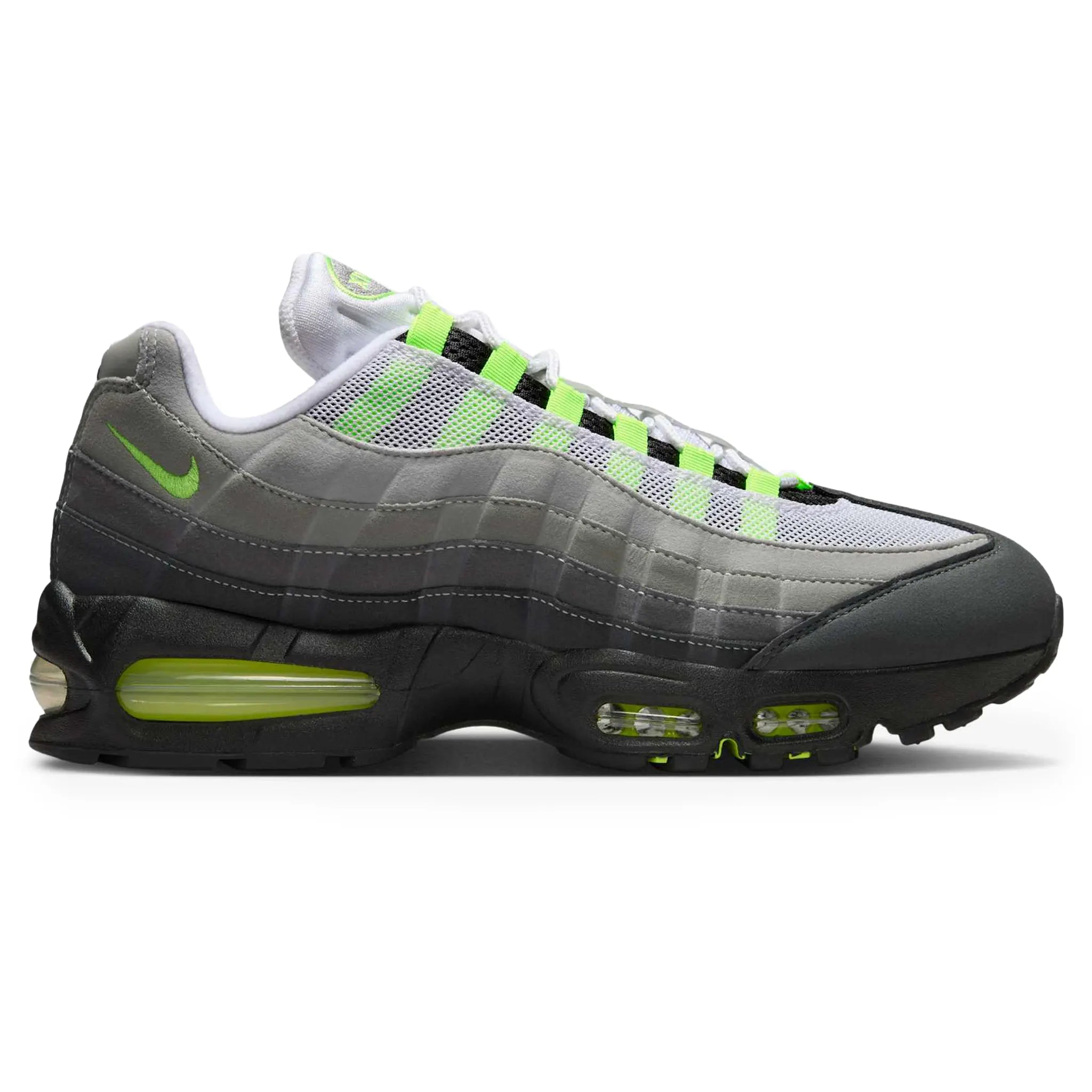 Side view of Nike Air Max 95 OG Big Bubble Neon (2025)