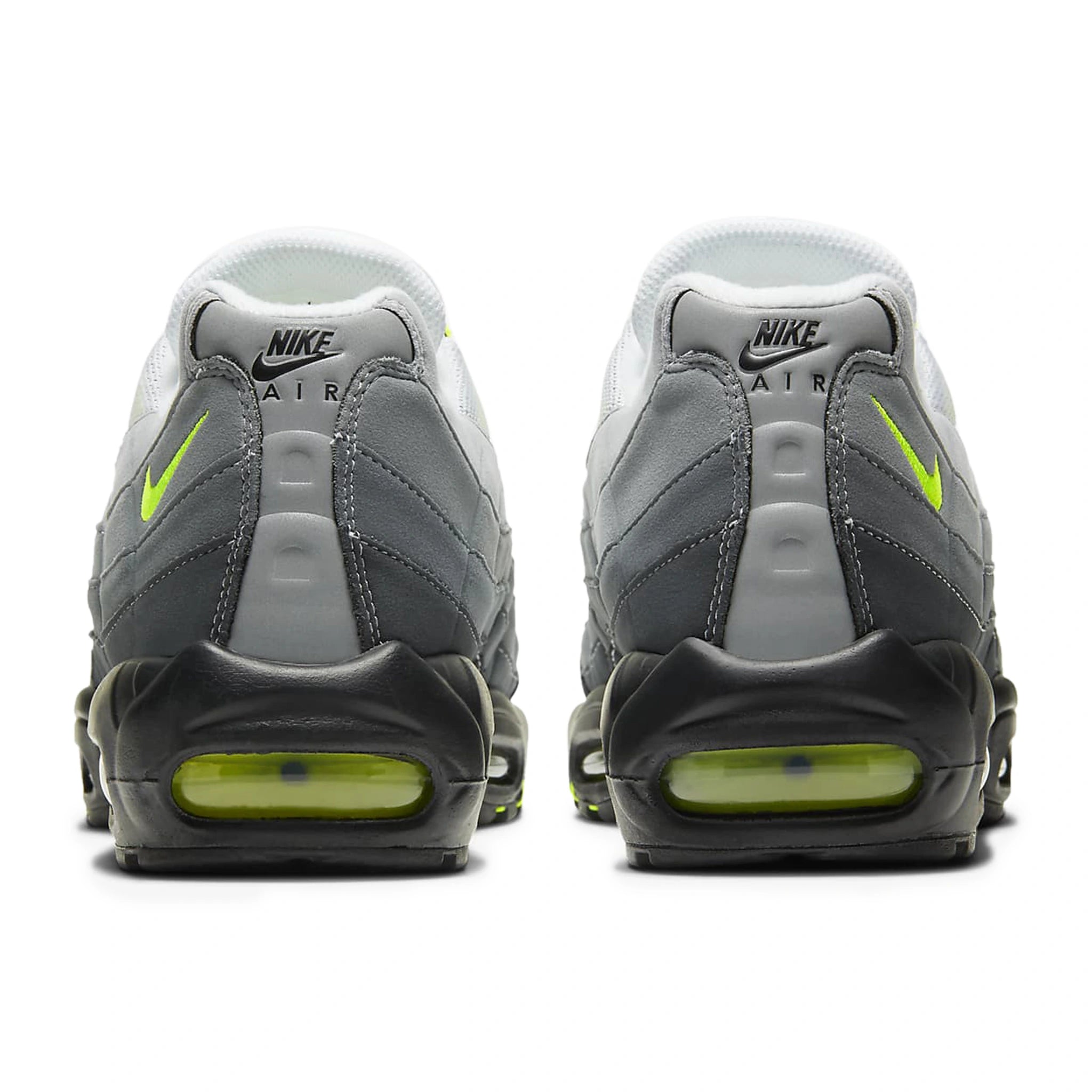 Back view of Nike Air Max 95 OG Neon CT1689-001