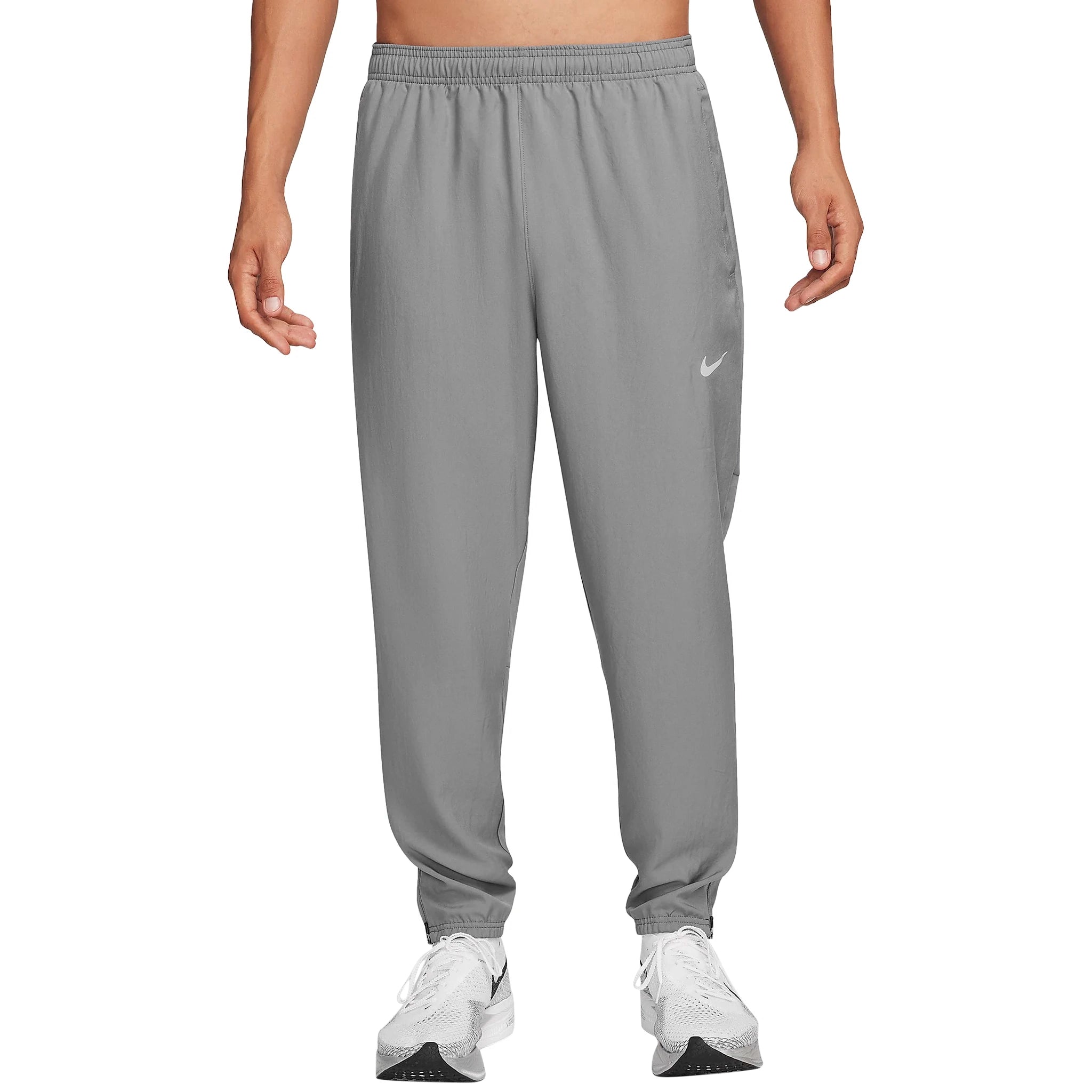 Model front view of Nike Challenger Grey Pants DD4895-084