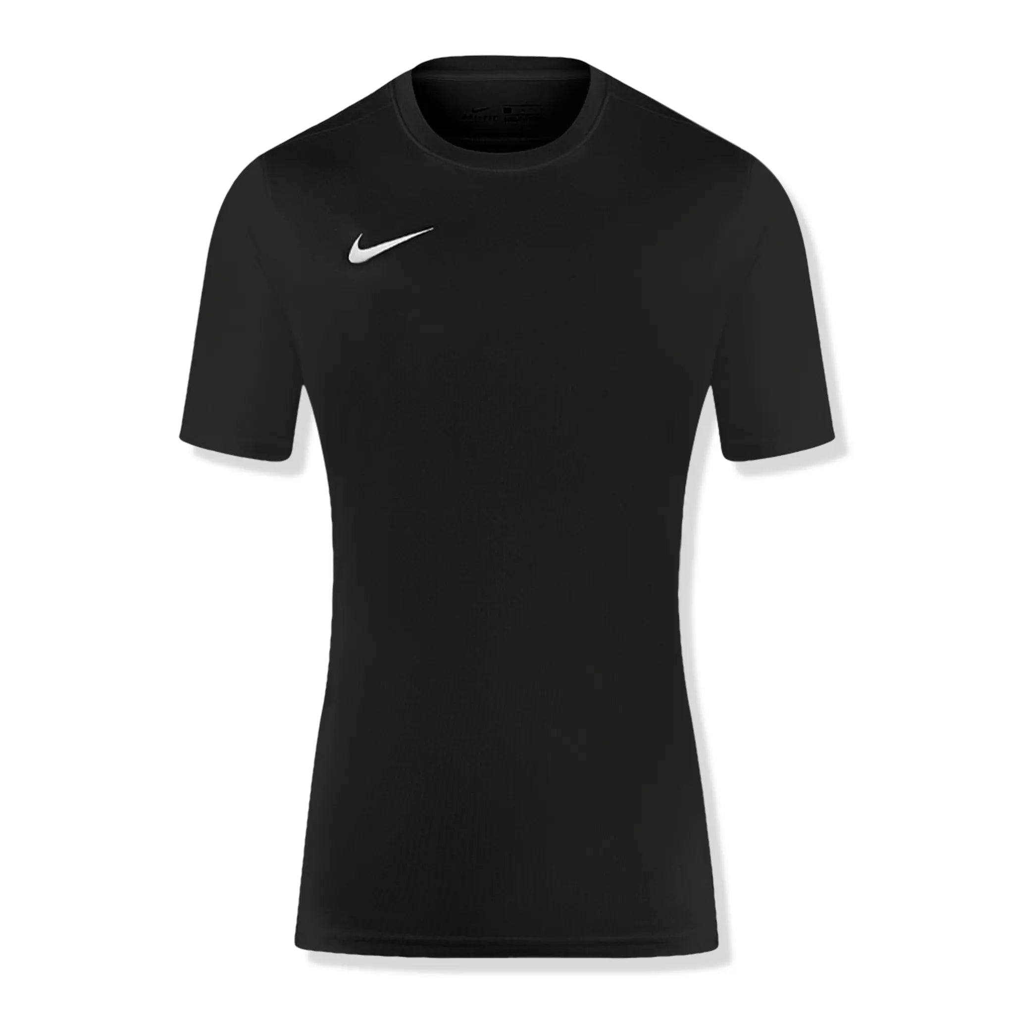Front view of Nike Dri-FIT Park VII SS Black White T Shirt BV6708-010