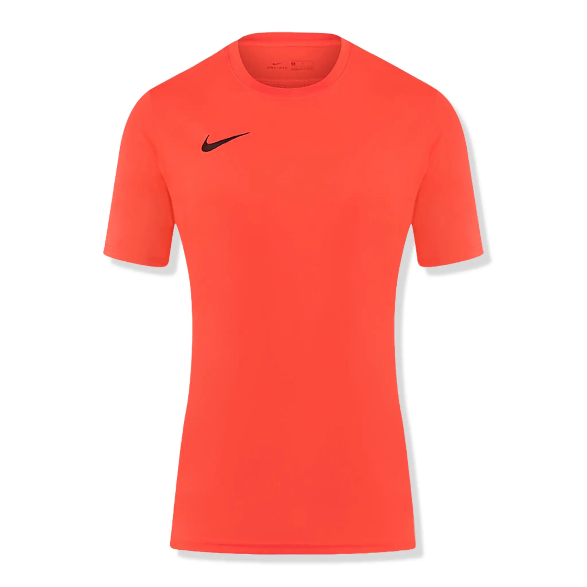 Front view of Nike Dri-FIT Park VII SS Bright Crimson Black T Shirt BV6708-635