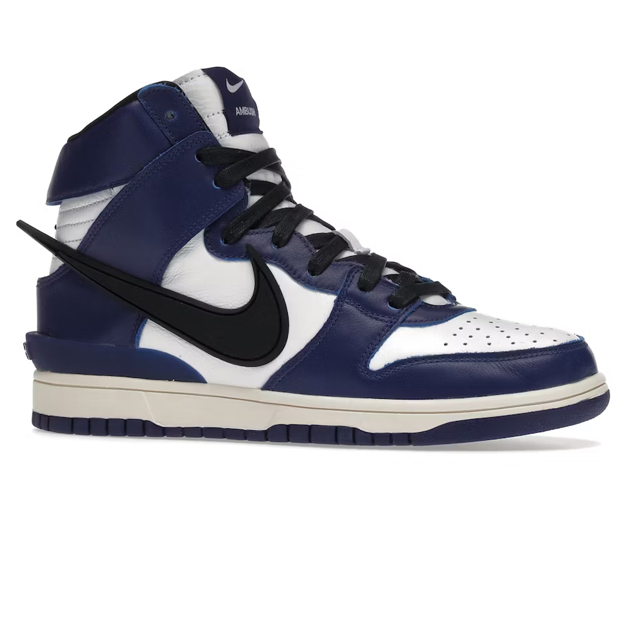 Front view of Nike Dunk High Ambush Deep Royal Sneaker CU7544-400
