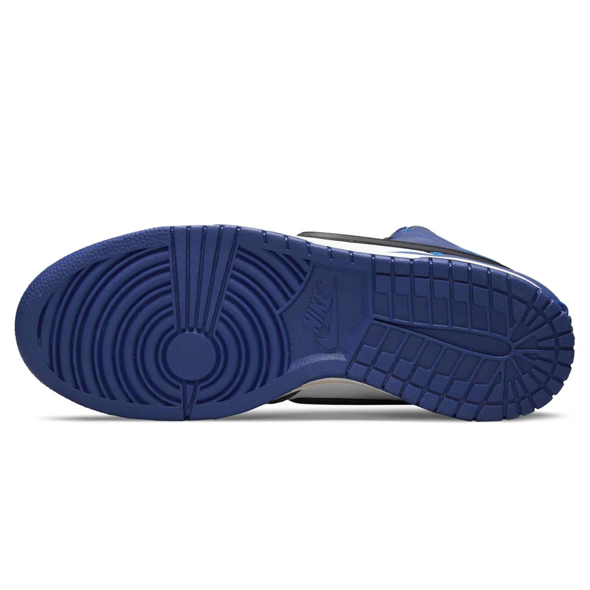 Sole view of Nike Dunk High Ambush Deep Royal Sneaker CU7544-400