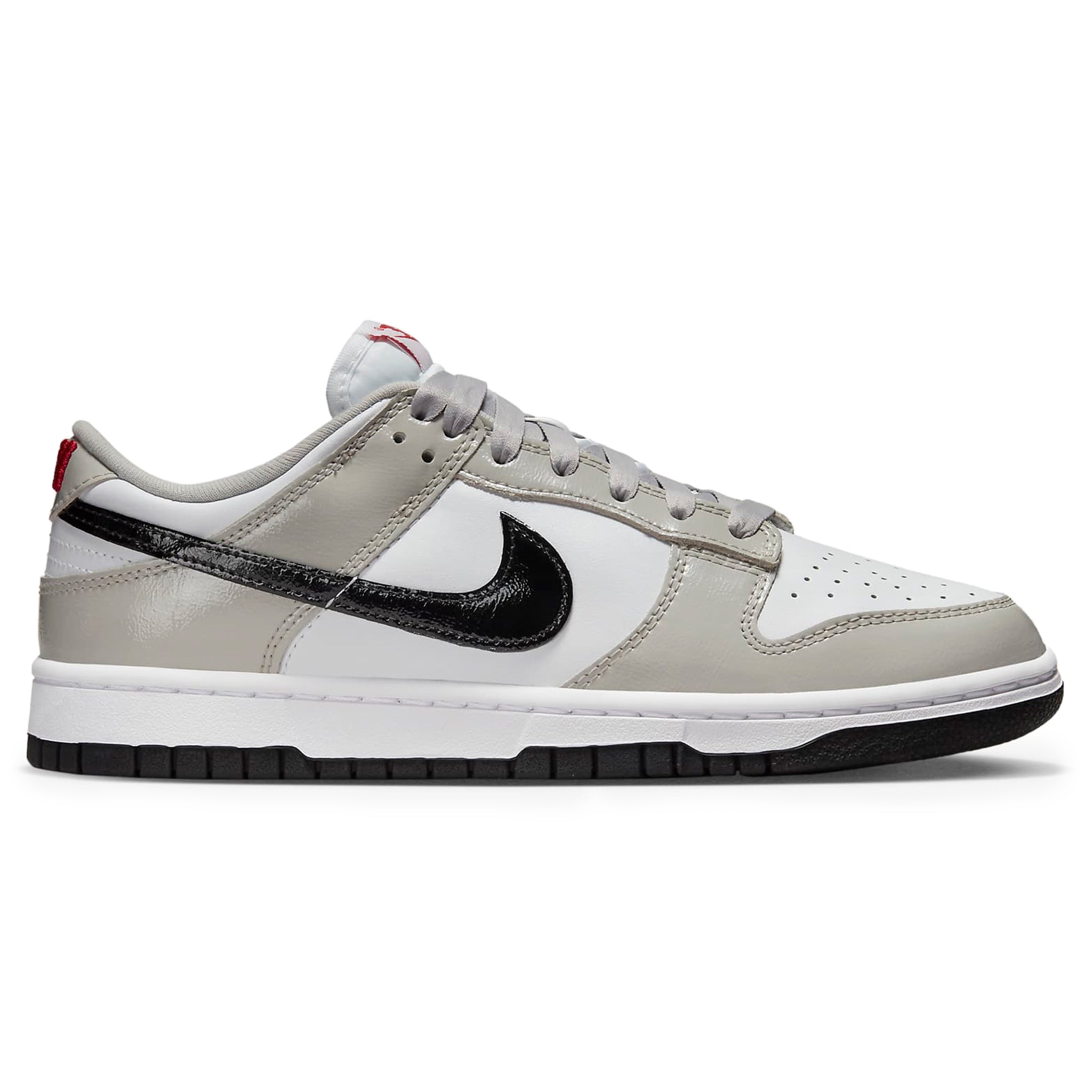 Side view of Nike Dunk Low ESS Light Iron Ore (W) DQ7576-001