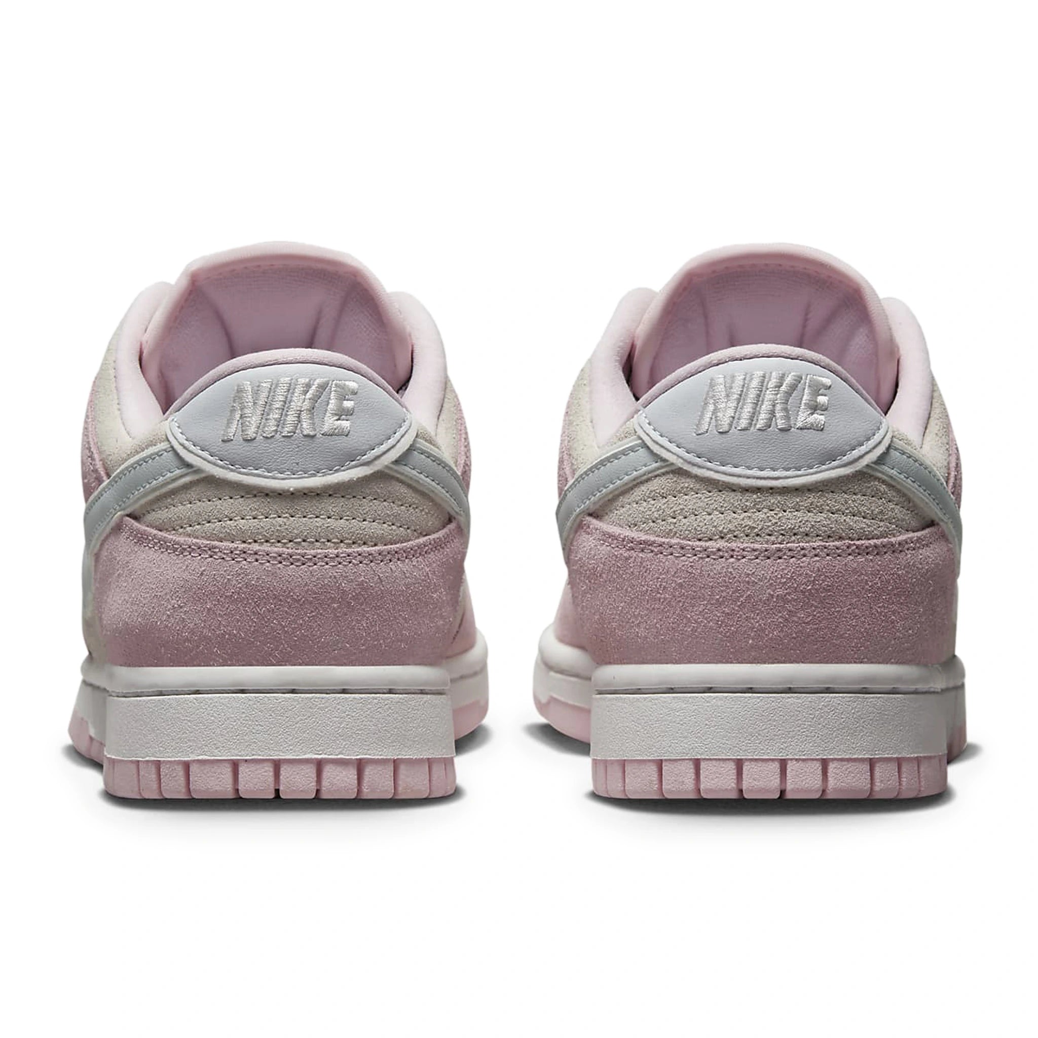 Back view of Nike Dunk Low LX Pink Foam (W) DV3054-600