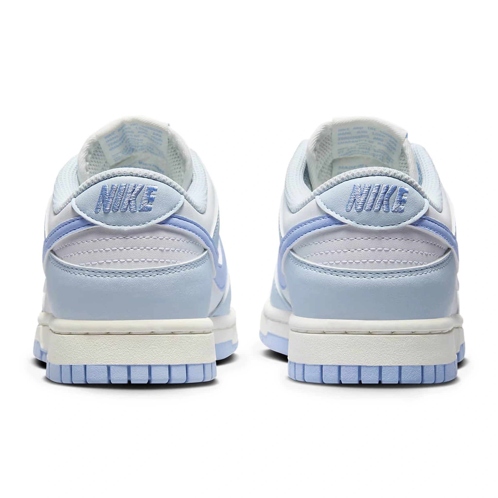 Back view of Nike Dunk Low Next Nature Blue Tint (W) DD1873-400