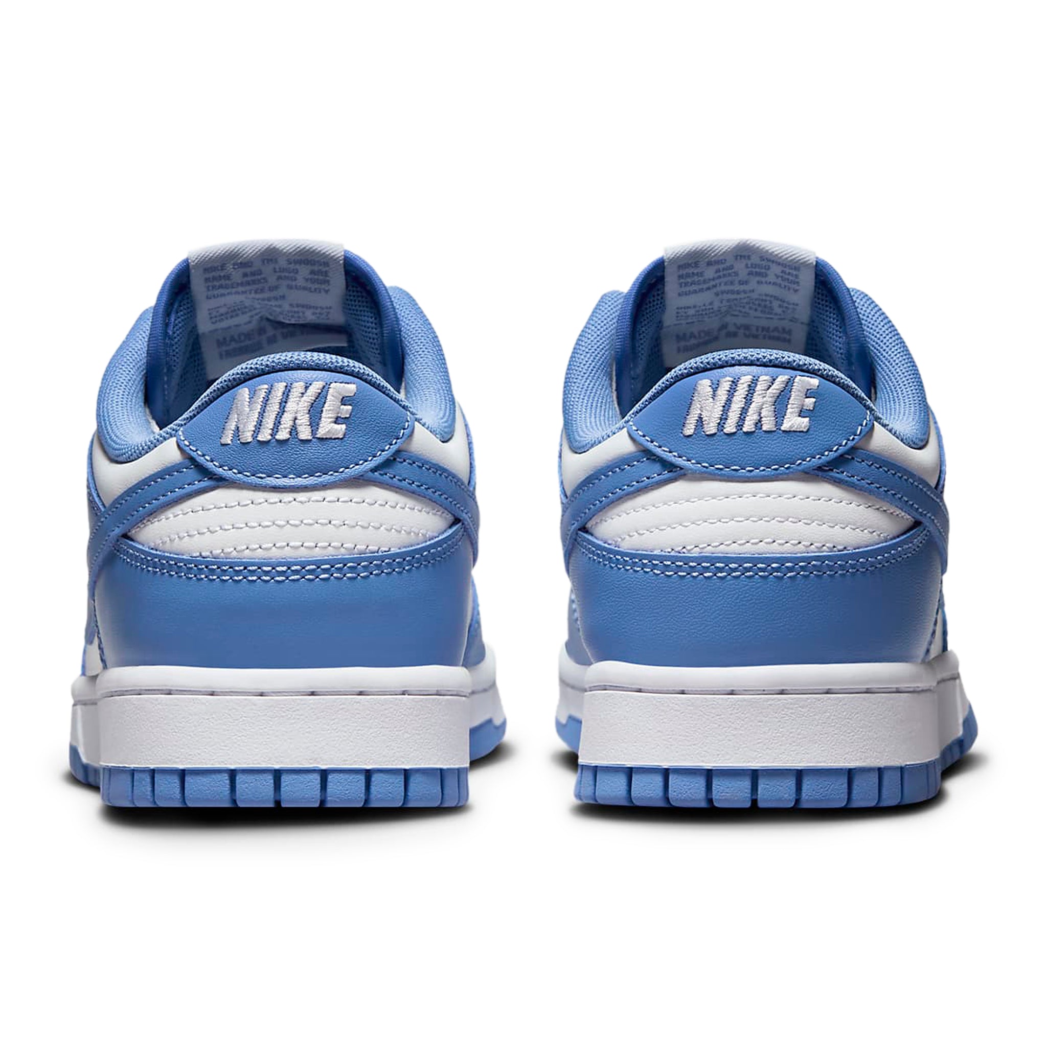Back view of Nike Dunk Low Polar Blue DV0833-400