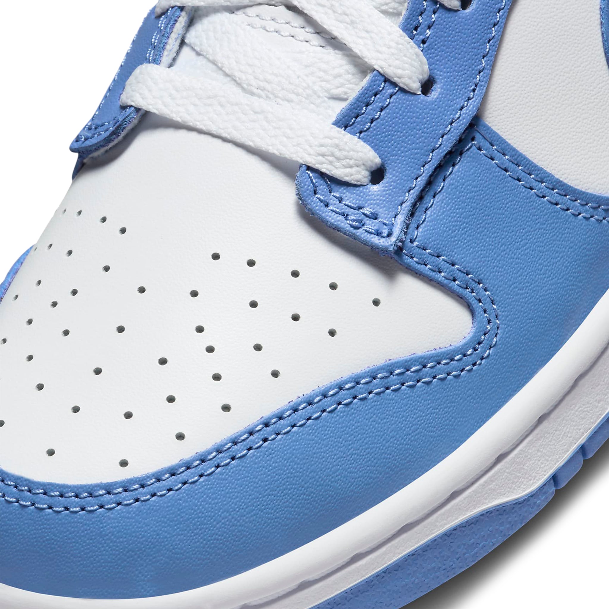 Toe view of Nike Dunk Low Polar Blue DV0833-400
