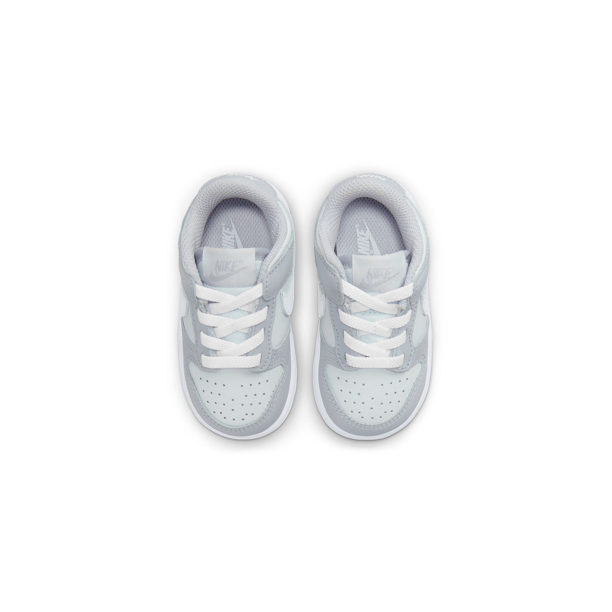 Top view of Nike Dunk Low Two-Toned Grey (TD) DH9761-001