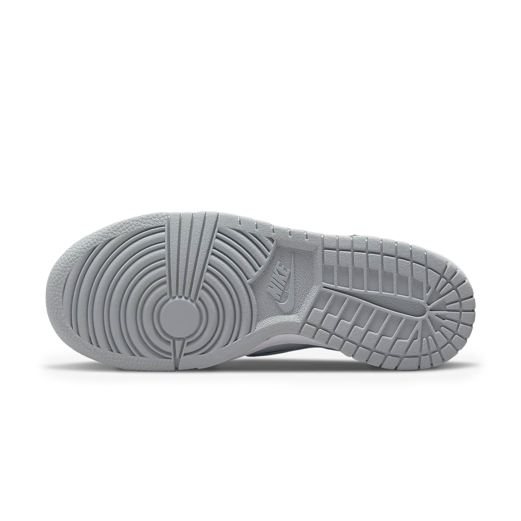 Sole view of Nike Dunk Low Two Toned Grey (GS) DH9765-001