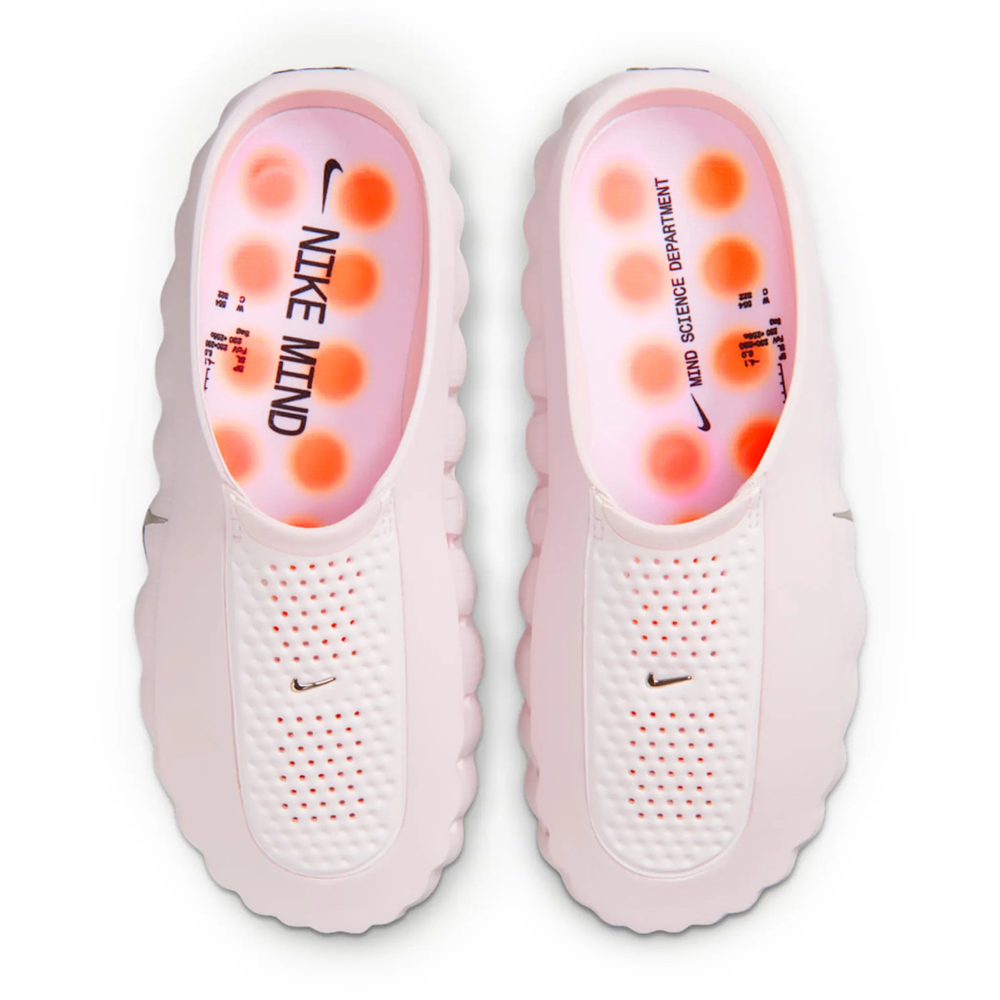 Upper View of Nike Mind 001 Pregame Pearl Pink (W) HQ4309-610