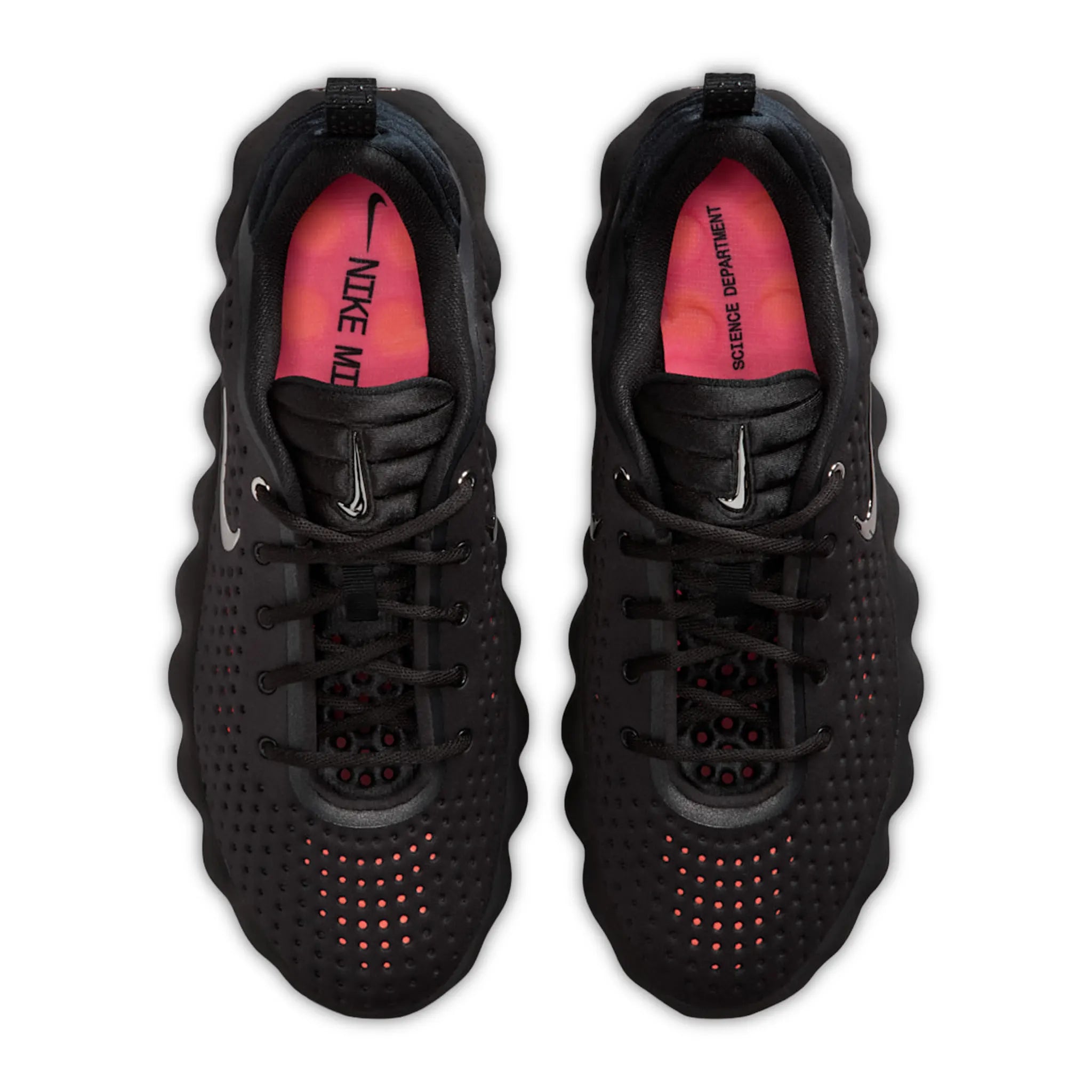 Upper View of Nike Mind 002 Pregame Black Chrome HQ4308-001